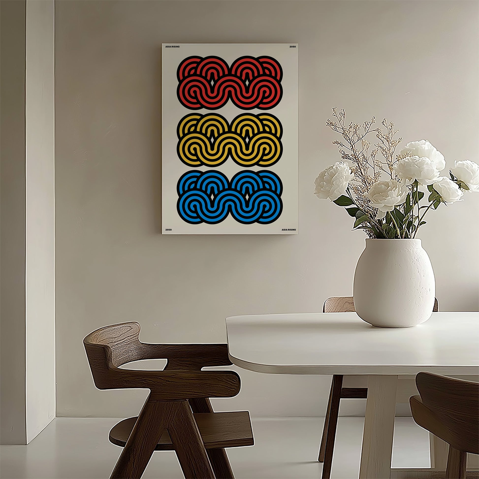 Design Concept No. 58 for Clouds Modern Poster Art