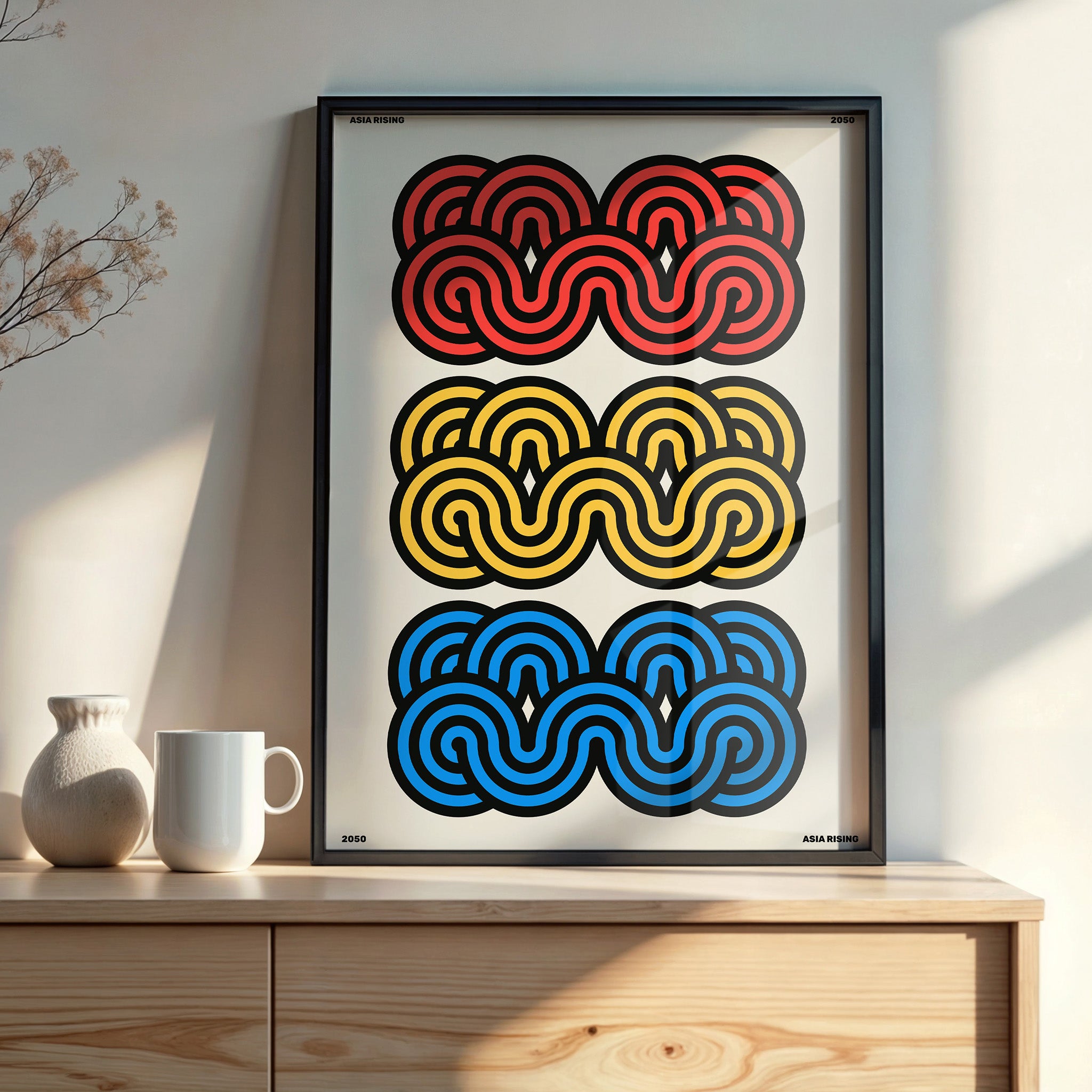 Design Concept No. 22 for Clouds Modern Poster Art