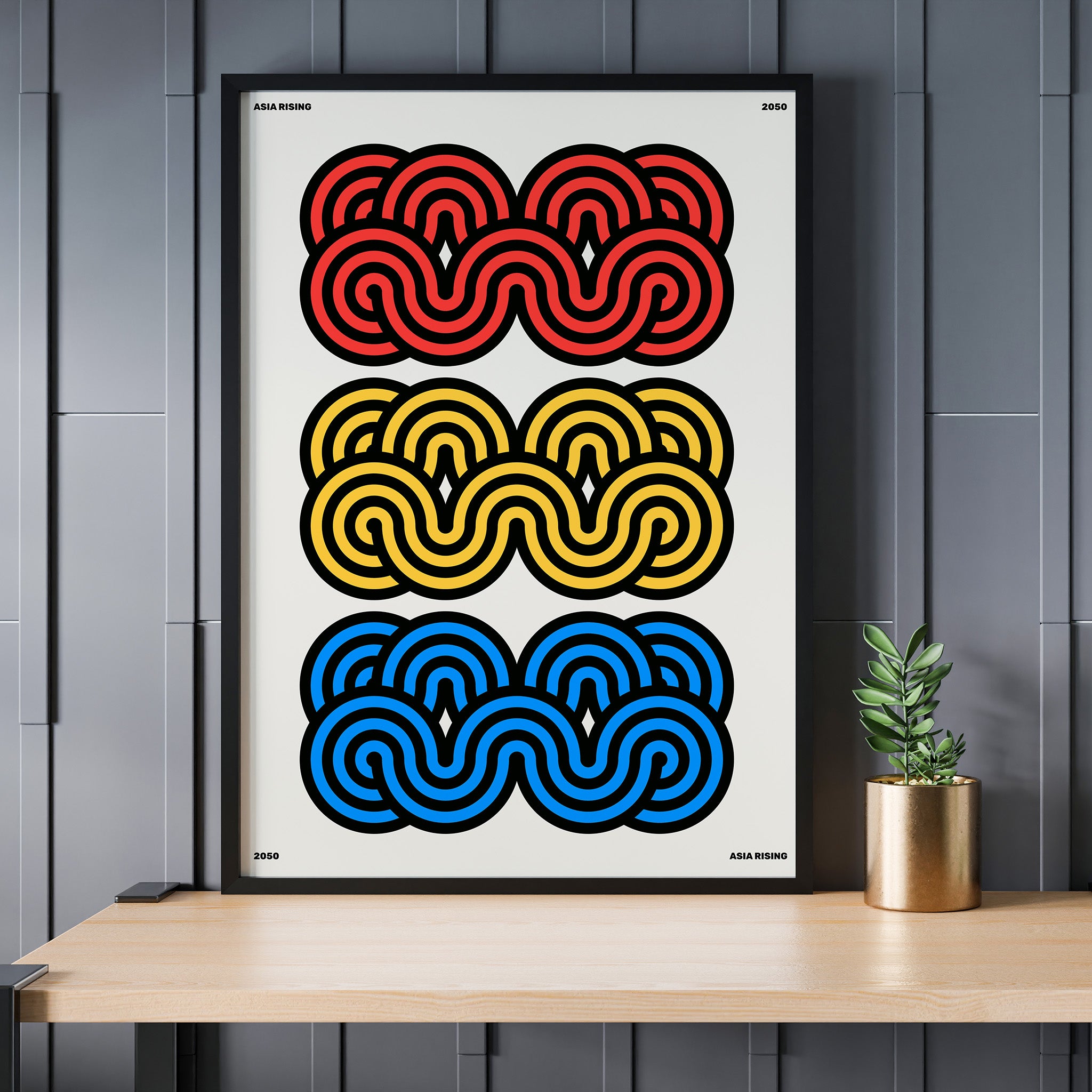 Design Concept No. 24 for Clouds Modern Poster Art