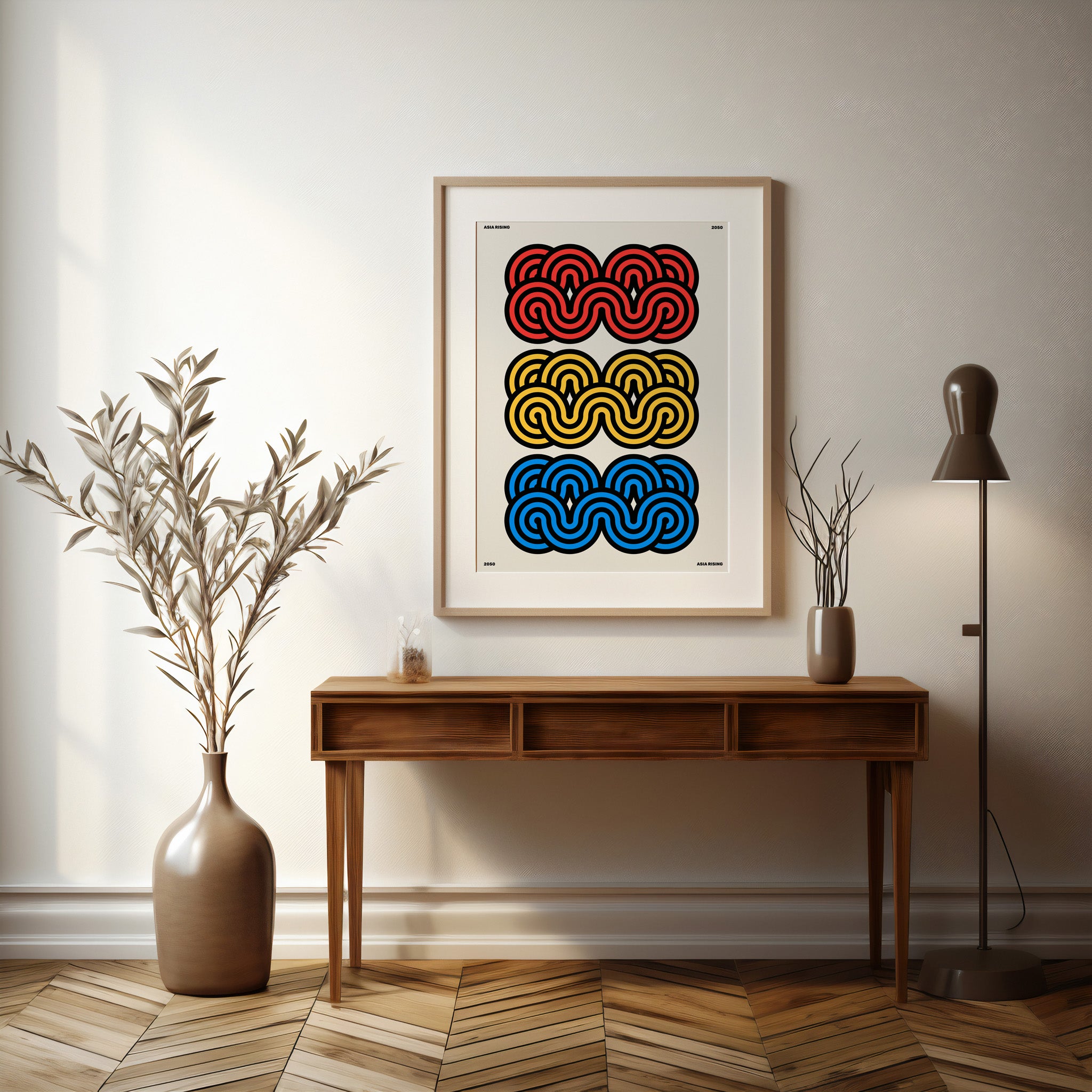 Design Concept No. 37 for Clouds Modern Poster Art