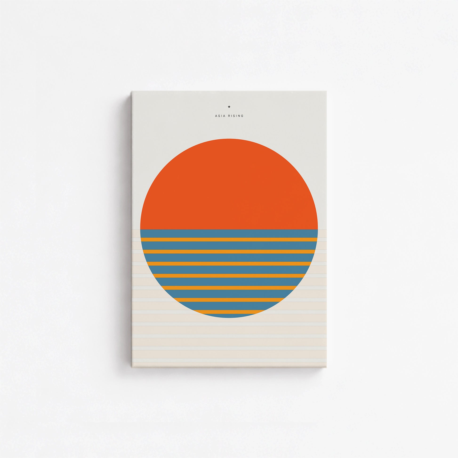 Sun and Land, 21x30cm Satin Canvas Poster
