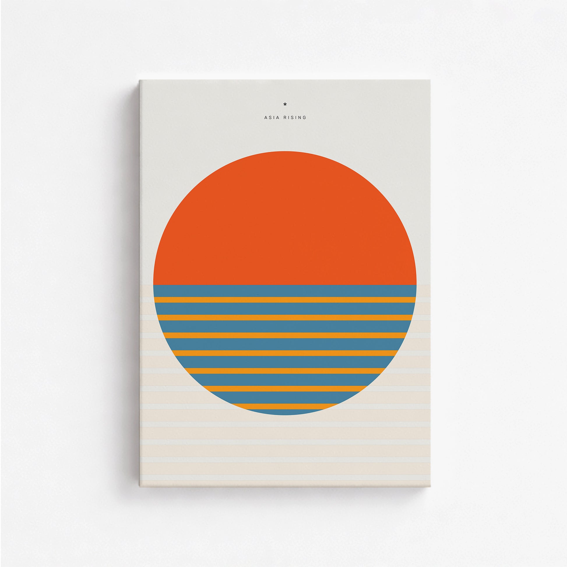 Sun and Land, 50x70cm Satin Canvas Poster