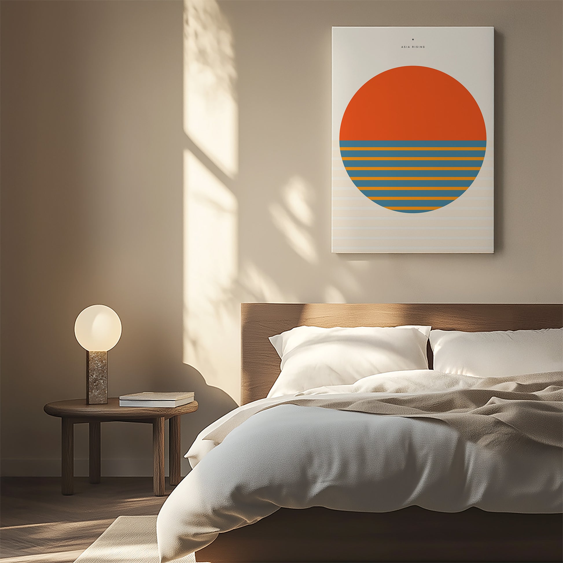 Design Concept No. 55 for Sun and Land Modern Poster Art