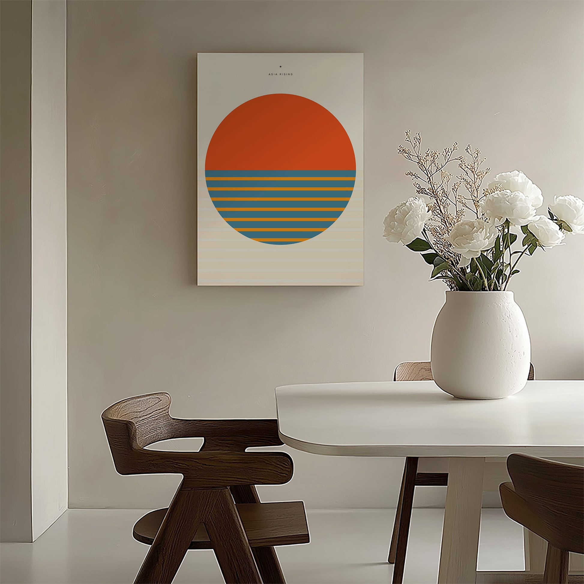 Design Concept No. 58 for Sun and Land Modern Poster Art
