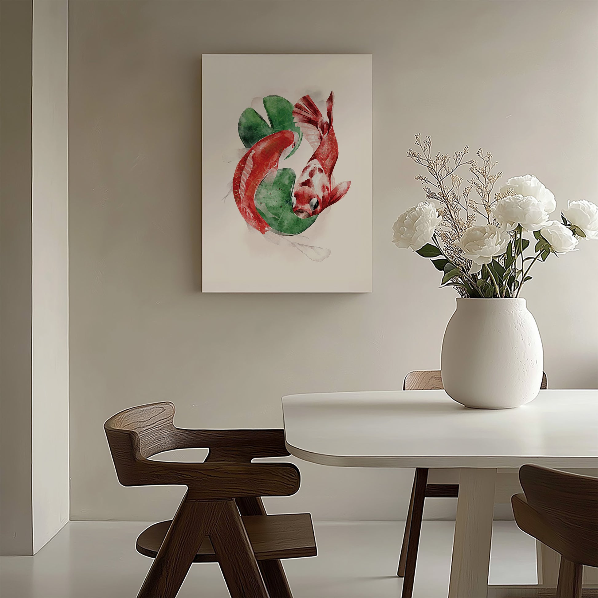 Design Concept No. 58 for Koi Modern Poster Art