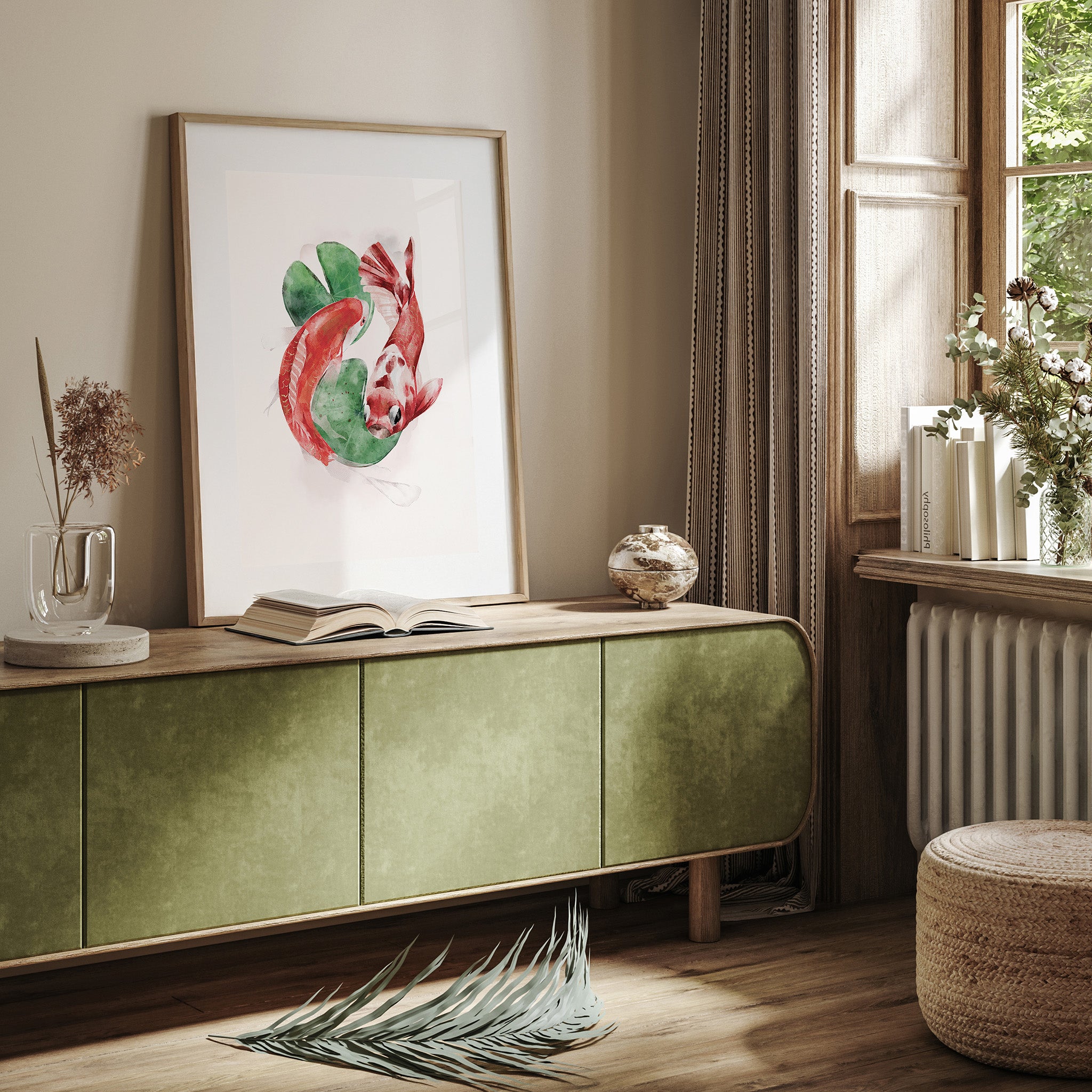 Design Concept No. 23 for Koi Modern Poster Art