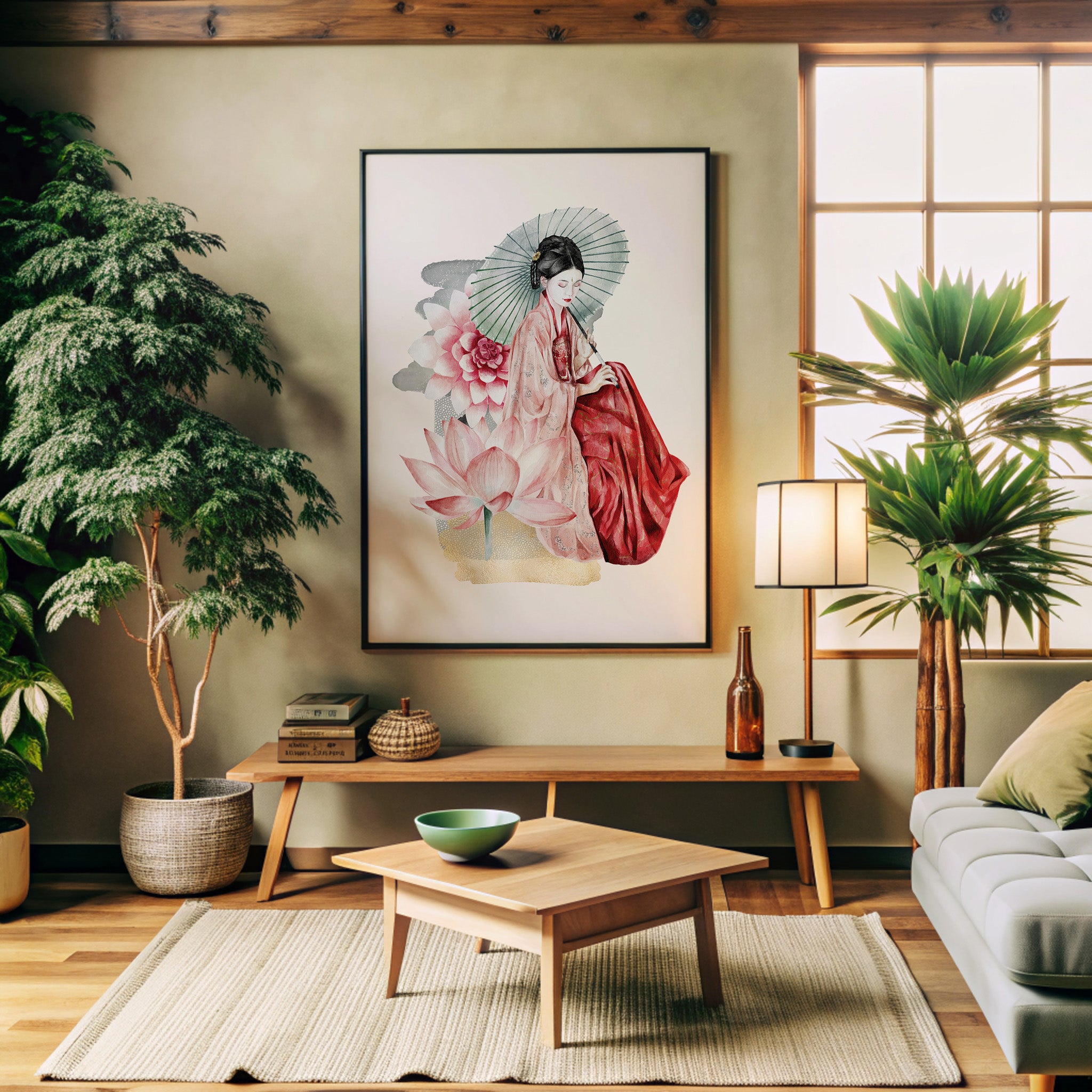 Serenity, Poster Art Framed Prints|Japandi.Art