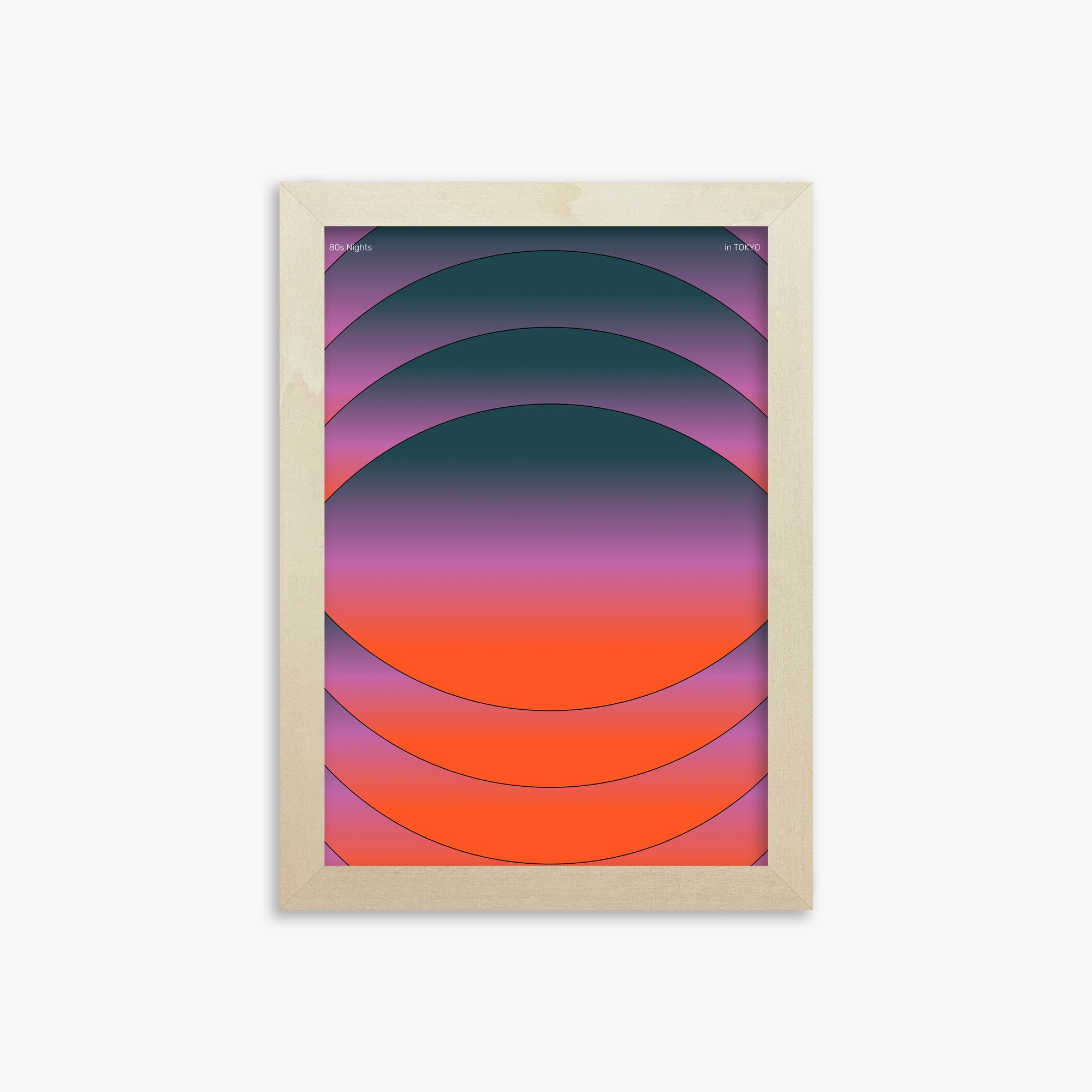 Mesmerized, 21x30cm Framed Poster With Lime Wood Frame