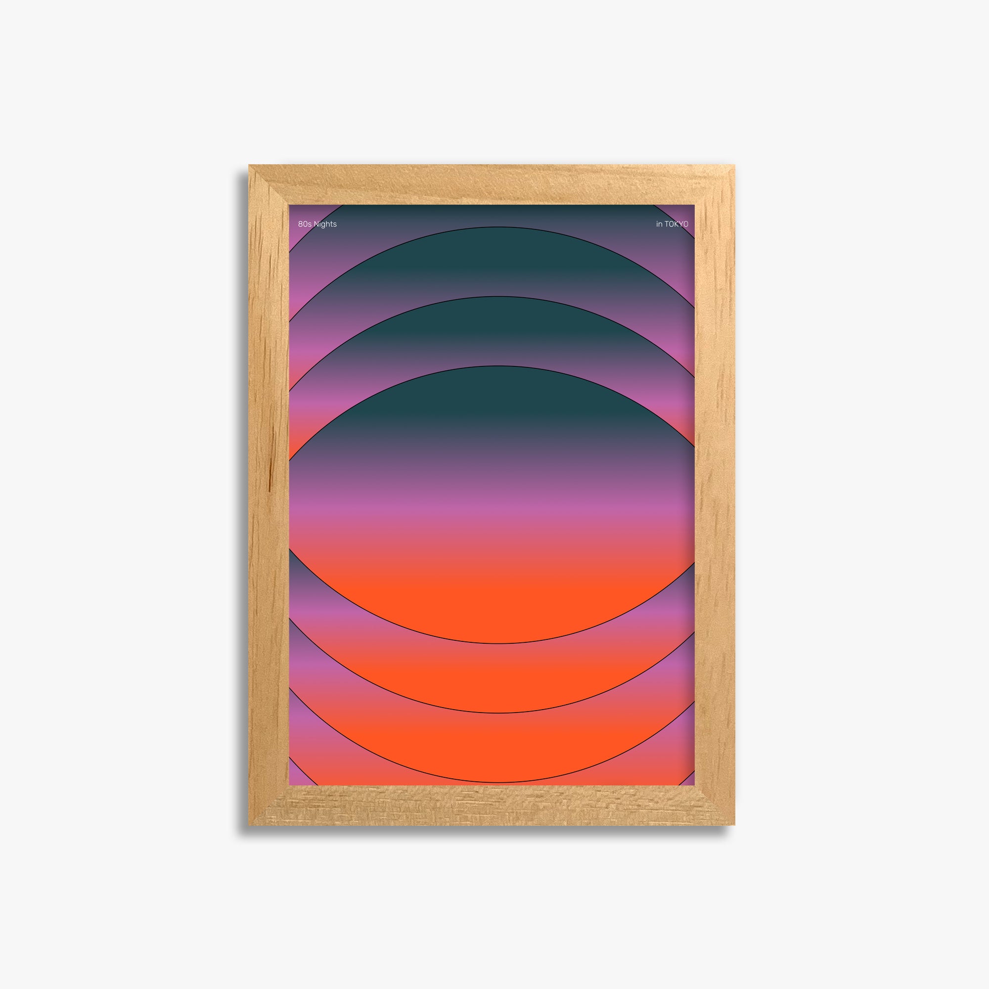 Mesmerized, 21x30cm Framed Poster With Oak Frame