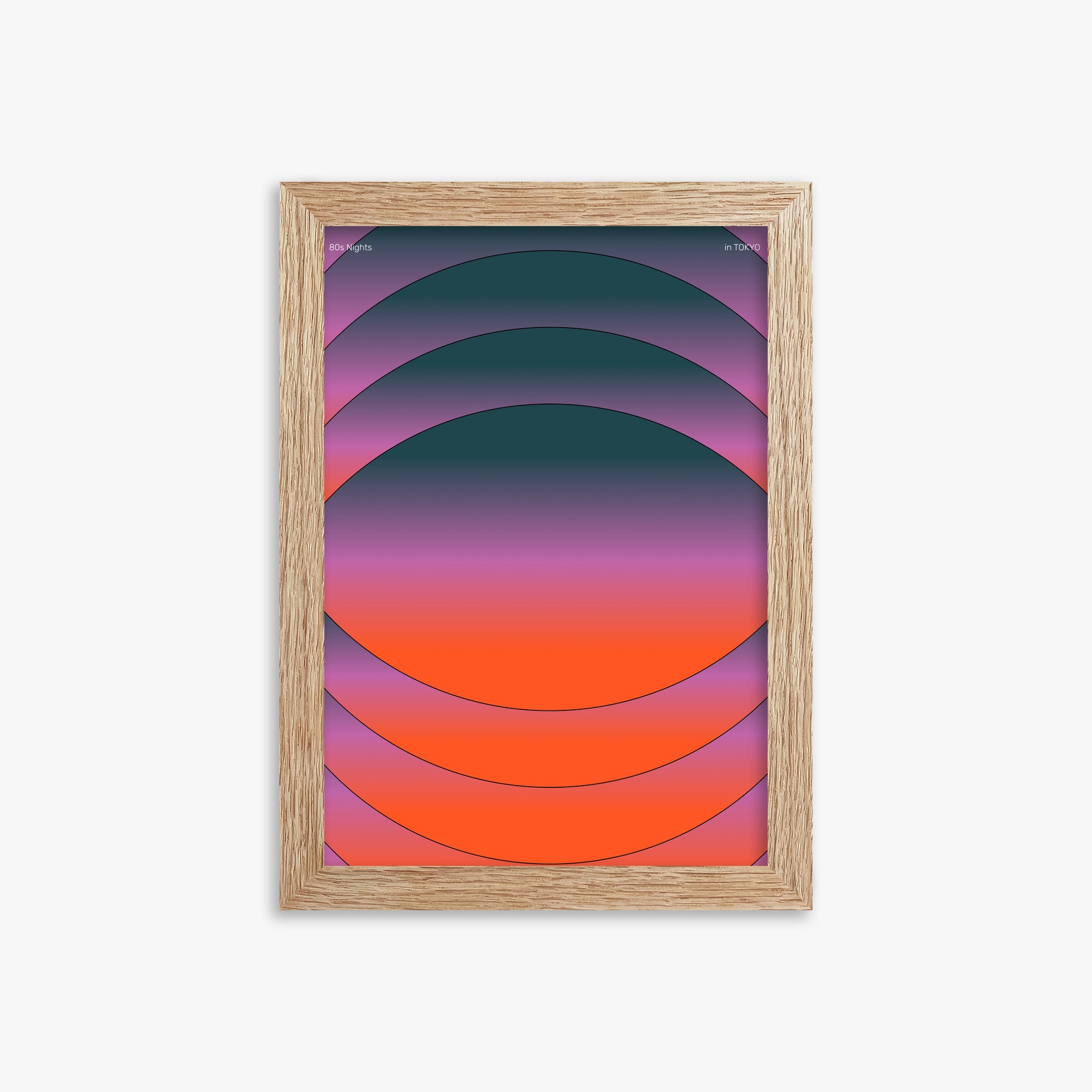 Mesmerized, 21x30cm Framed Poster With Raw Oak Frame