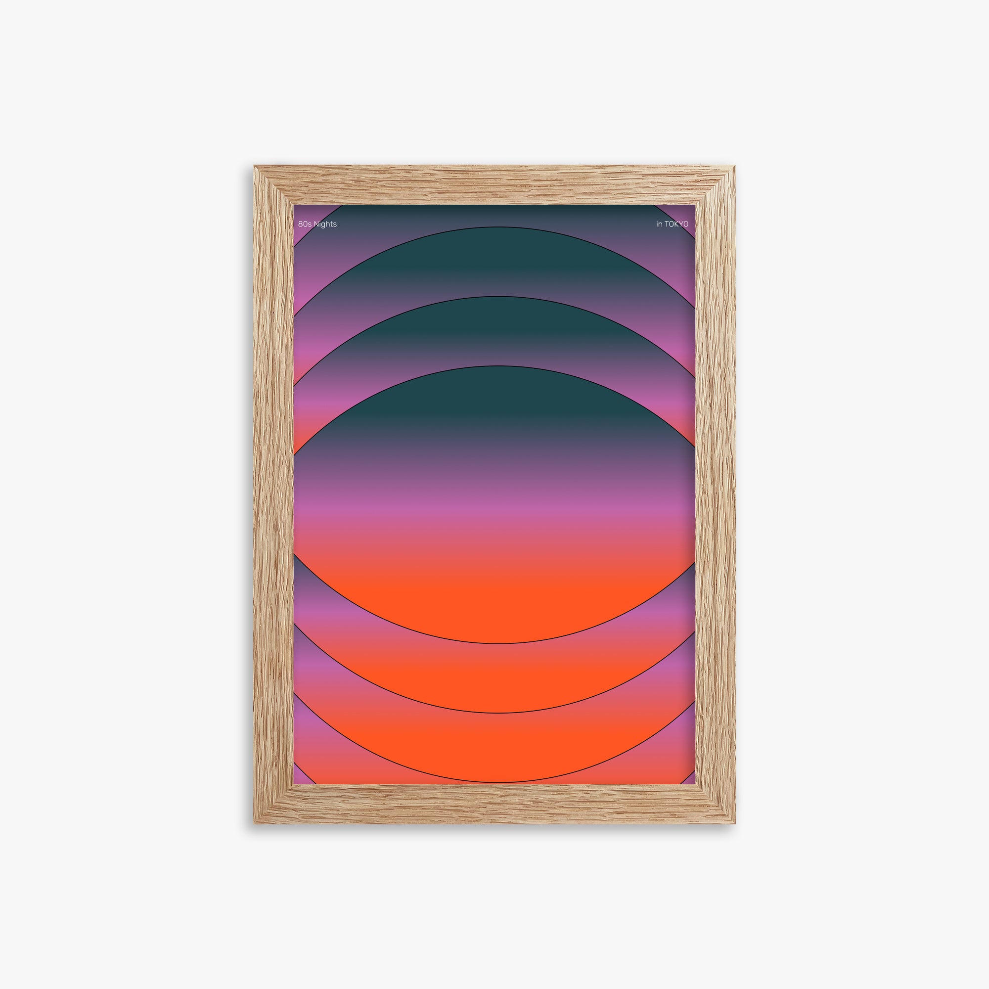 Mesmerized, 21x30cm Framed Poster With Raw Oak Frame