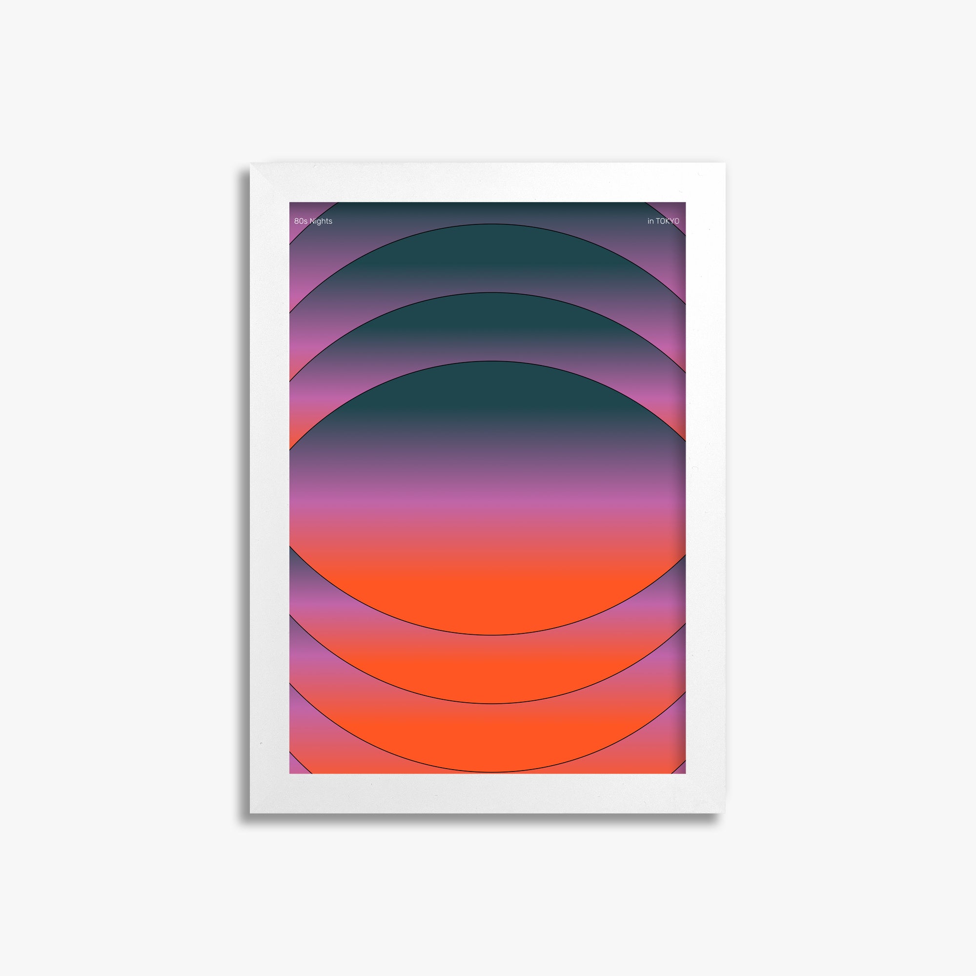 Mesmerized, 21x30cm Framed Poster With White Frame