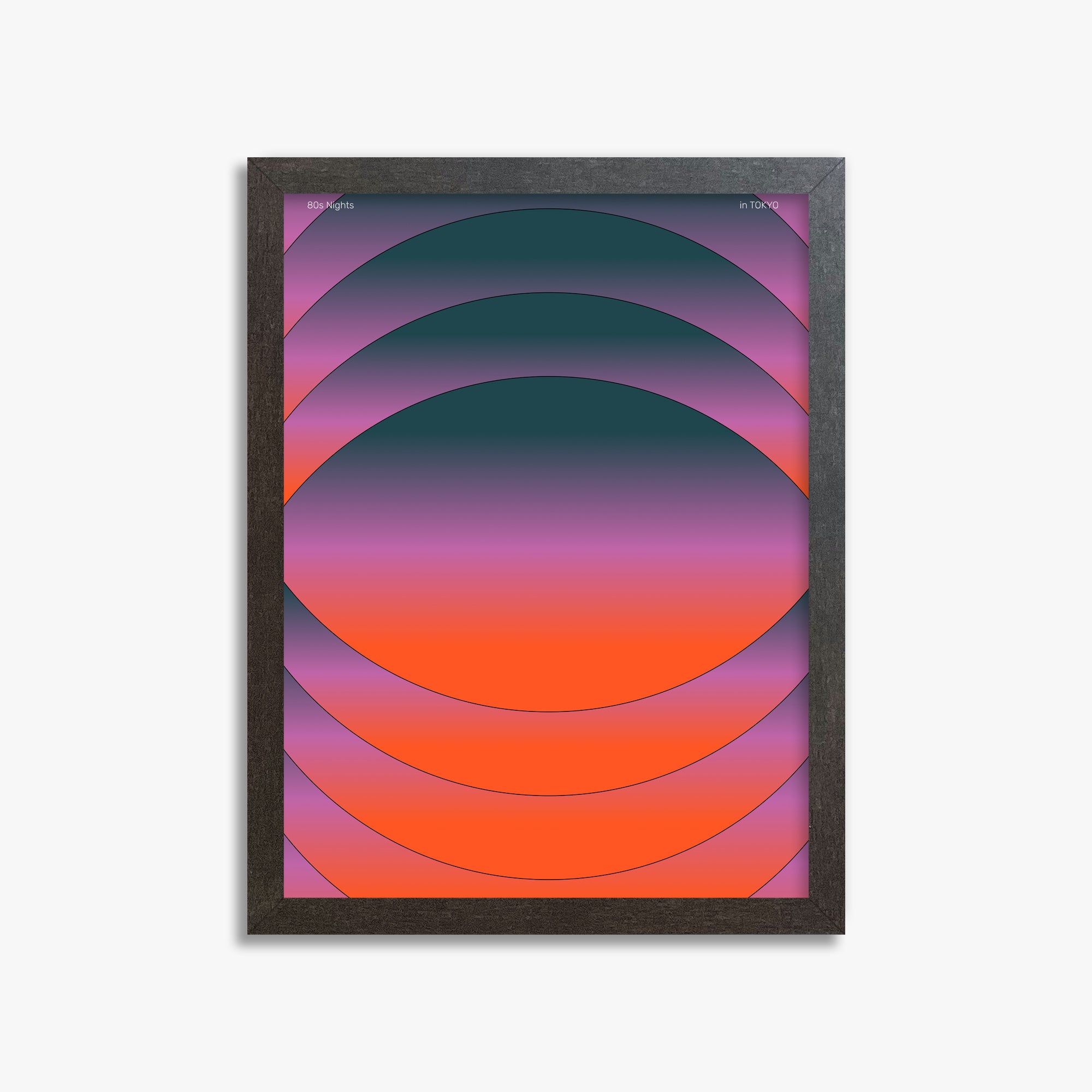 Mesmerized, 30x40cm Framed Poster With Espresso Frame