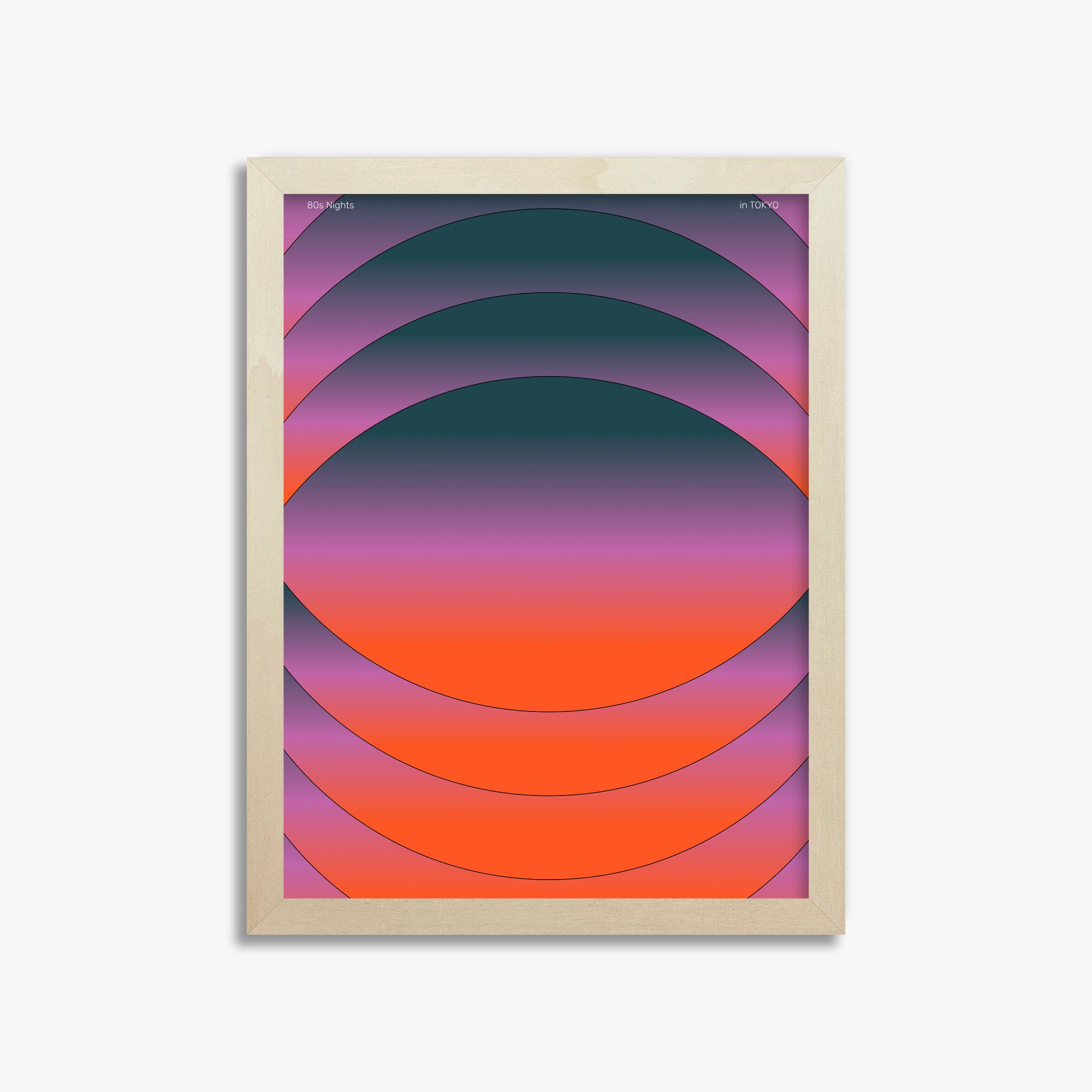 Mesmerized, 30x40cm Framed Poster With Lime Wood Frame