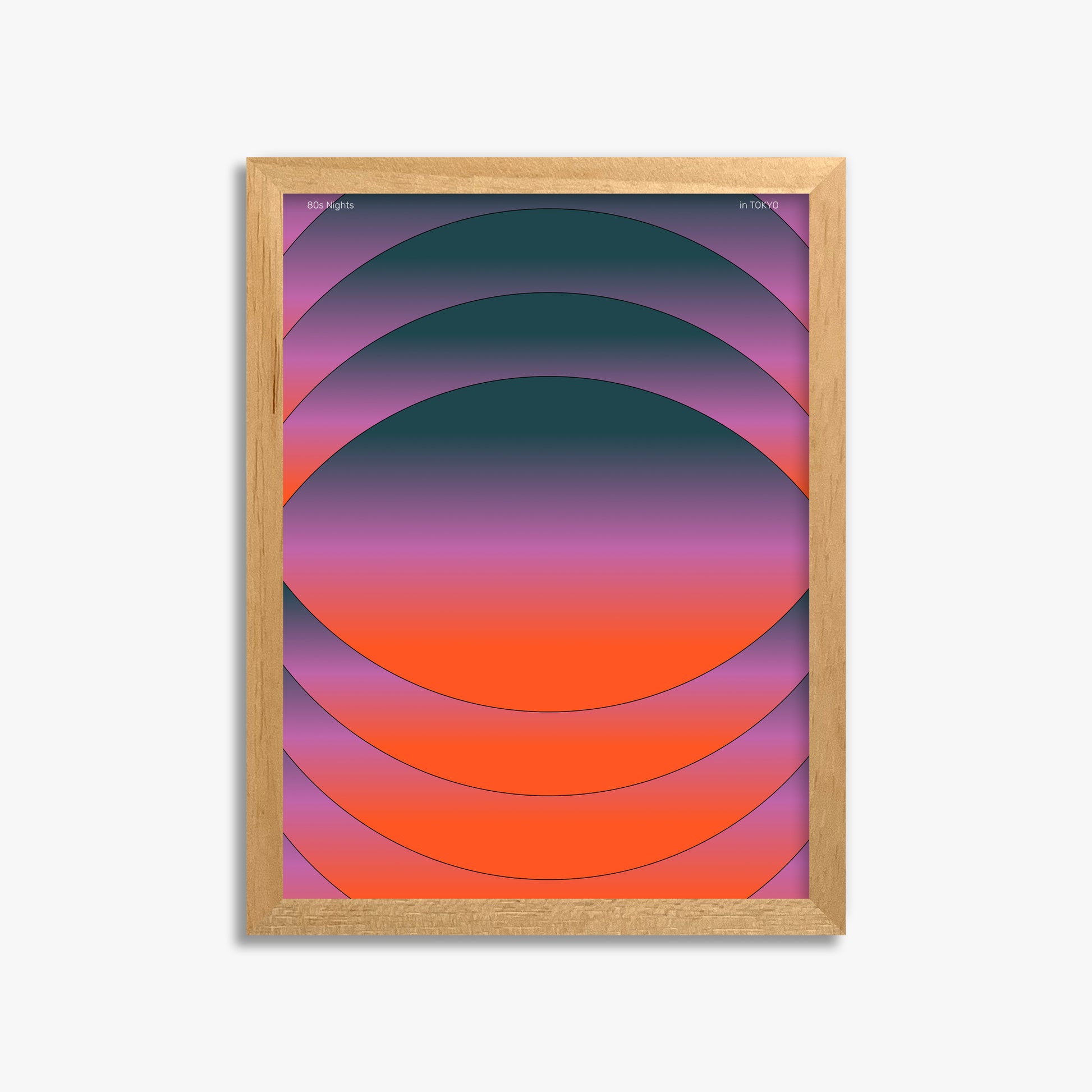 Mesmerized, 30x40cm Framed Poster With Oak Frame