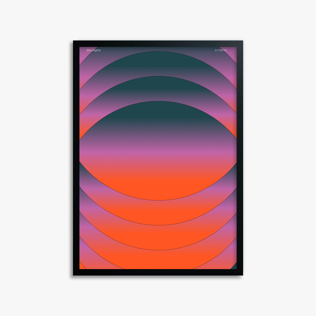 Mesmerized, 50x70cm Framed Poster With Black Frame