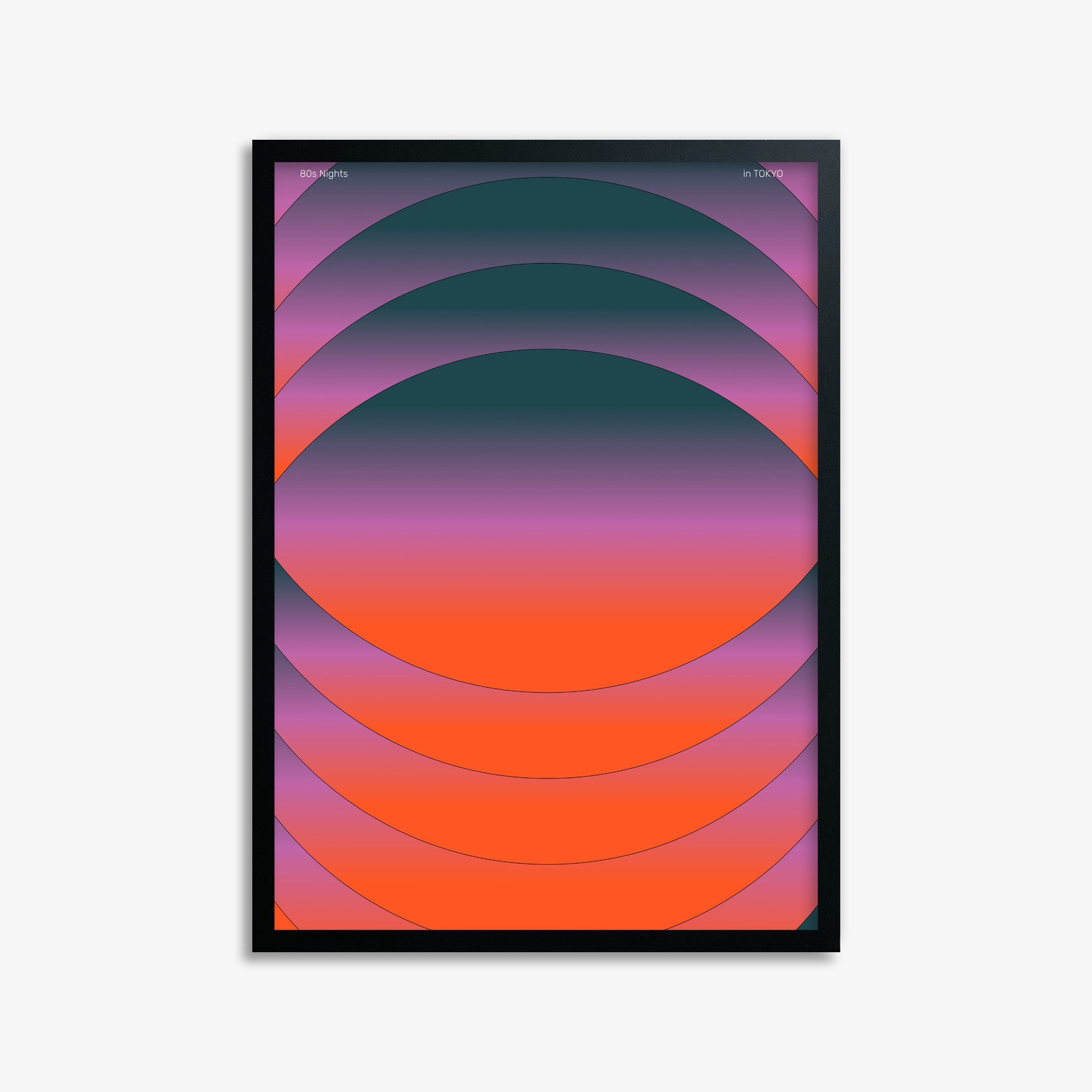Mesmerized, 50x70cm Framed Poster With Black Frame