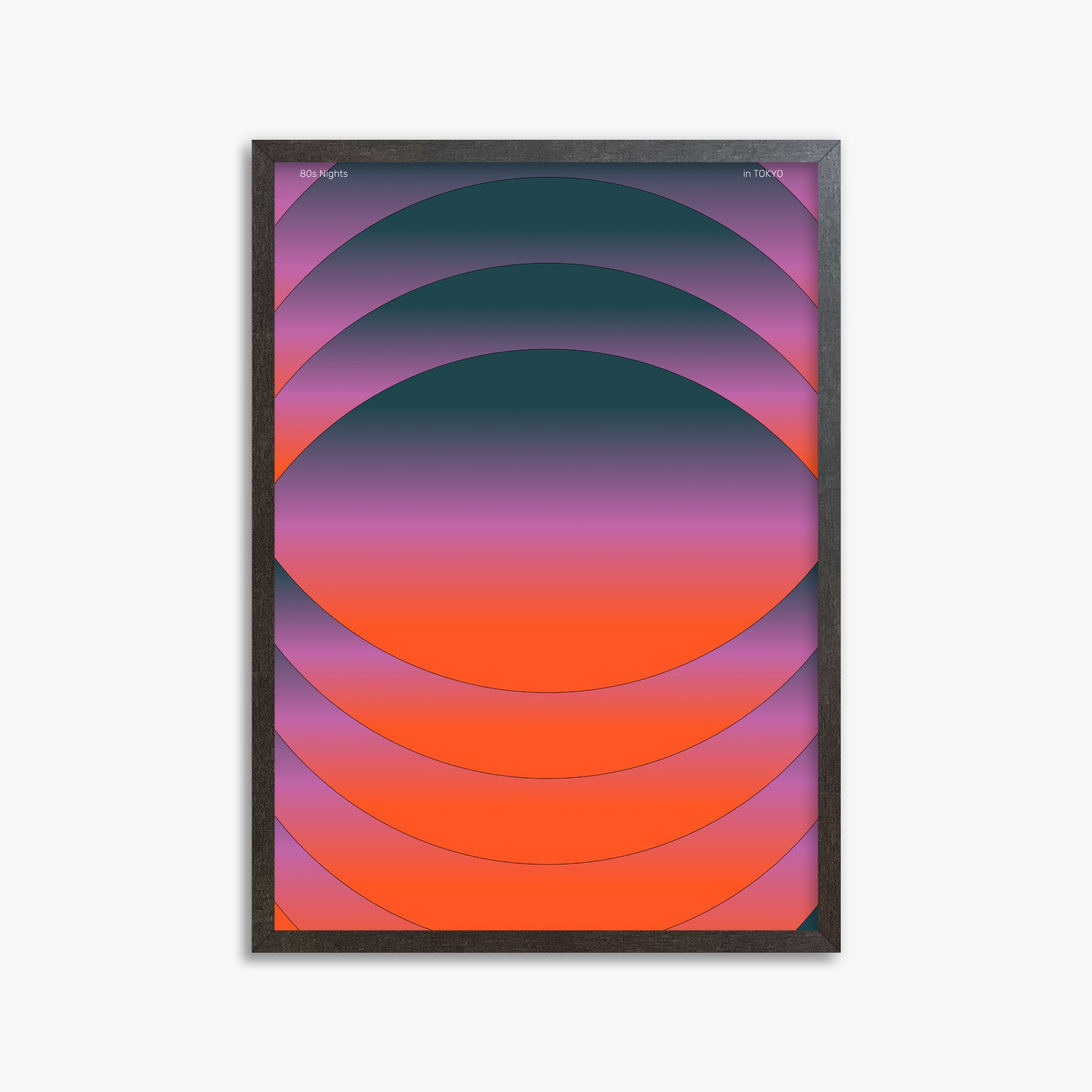 Mesmerized, 50x70cm Framed Poster With Espresso Frame