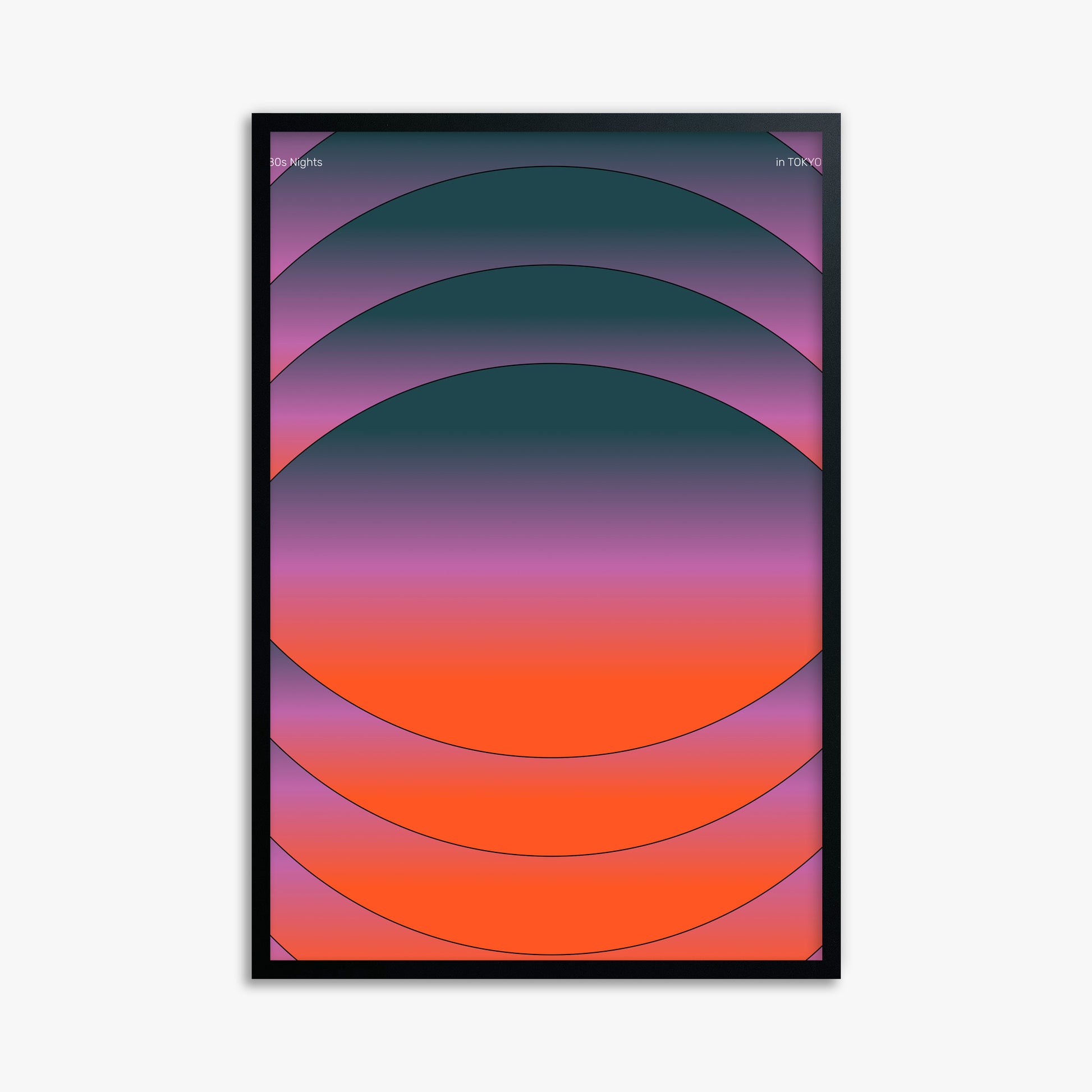 Mesmerized, 61x91cm Framed Poster With Black Frame
