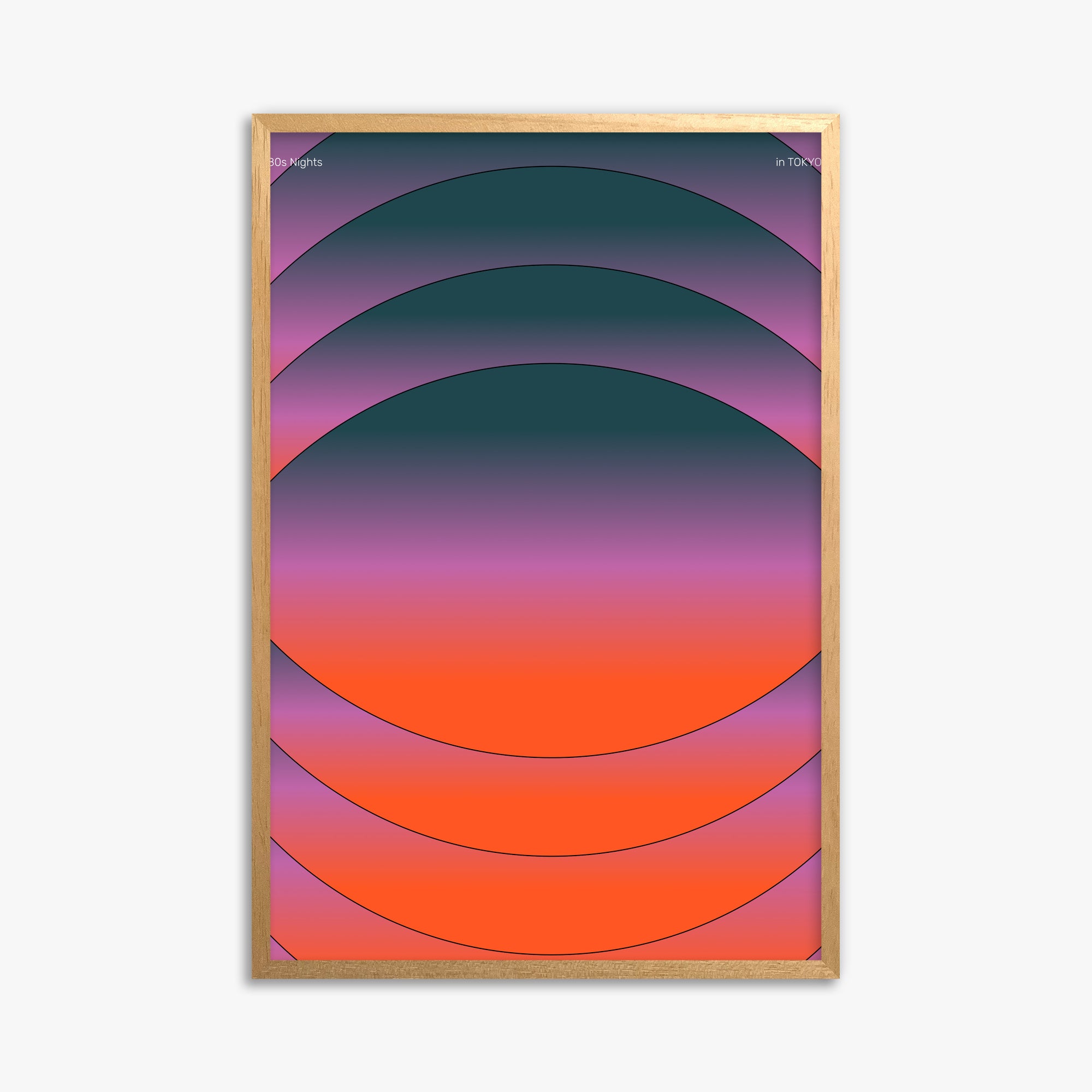 Mesmerized, 61x91cm Framed Poster With Oak Frame