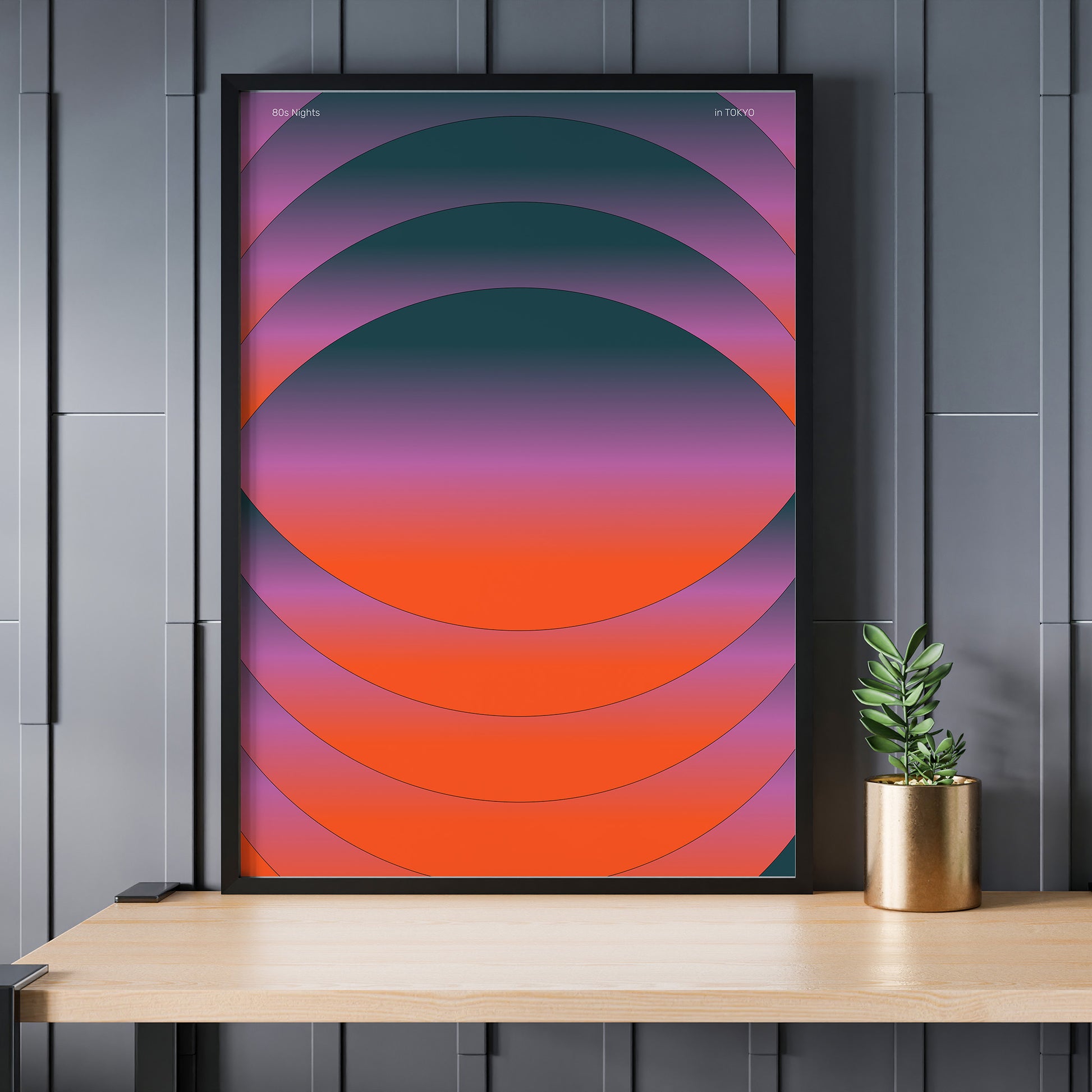 Design Concept No. 24 for Mesmerized Modern Poster Art