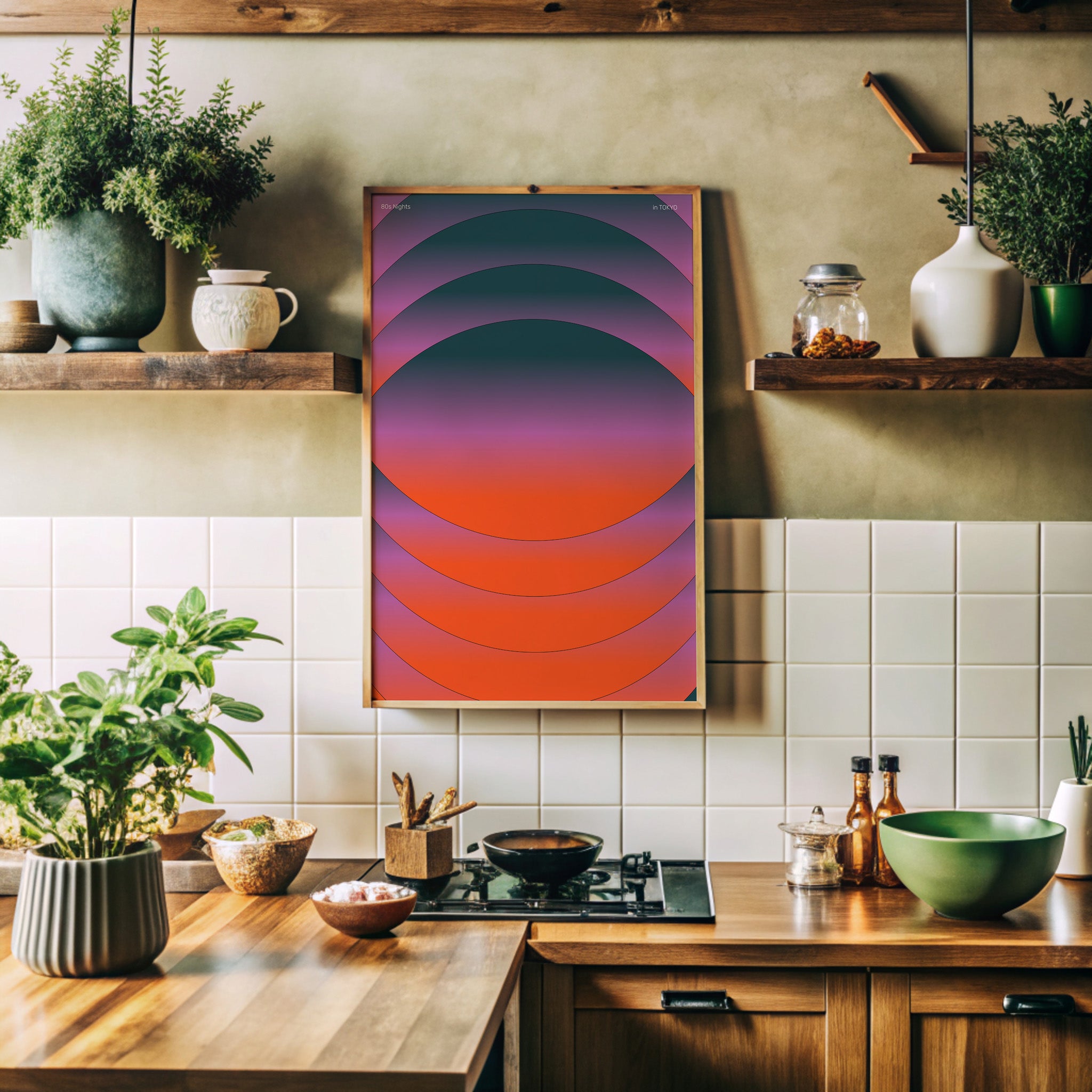 Design Concept No. 41 for Mesmerized Modern Poster Art