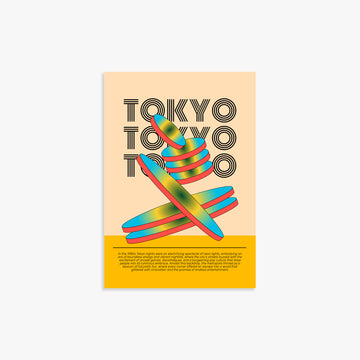 Tokyo Neon, 21x30cm Poster Unframed