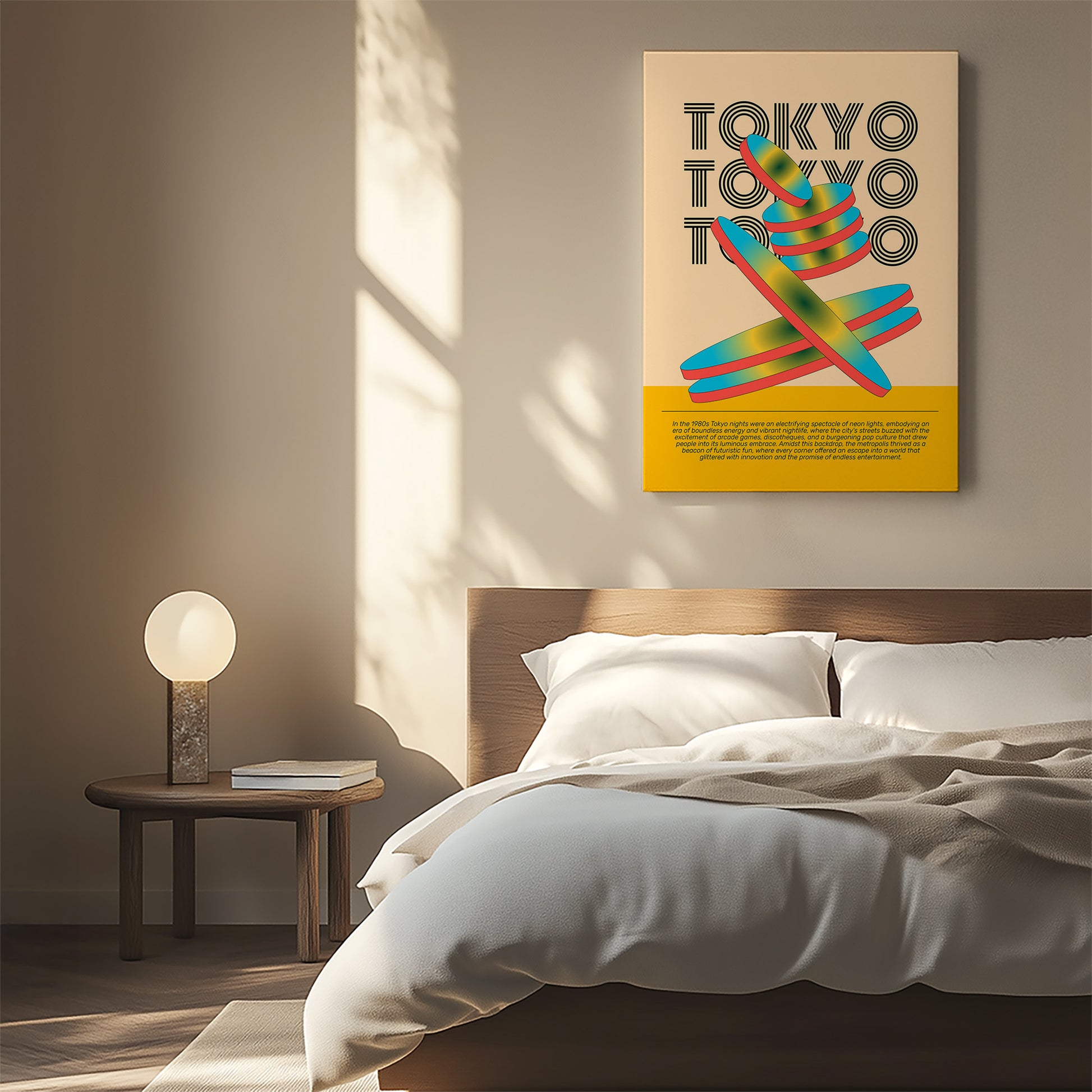 Design Concept No. 55 for Tokyo Neon Modern Poster Art