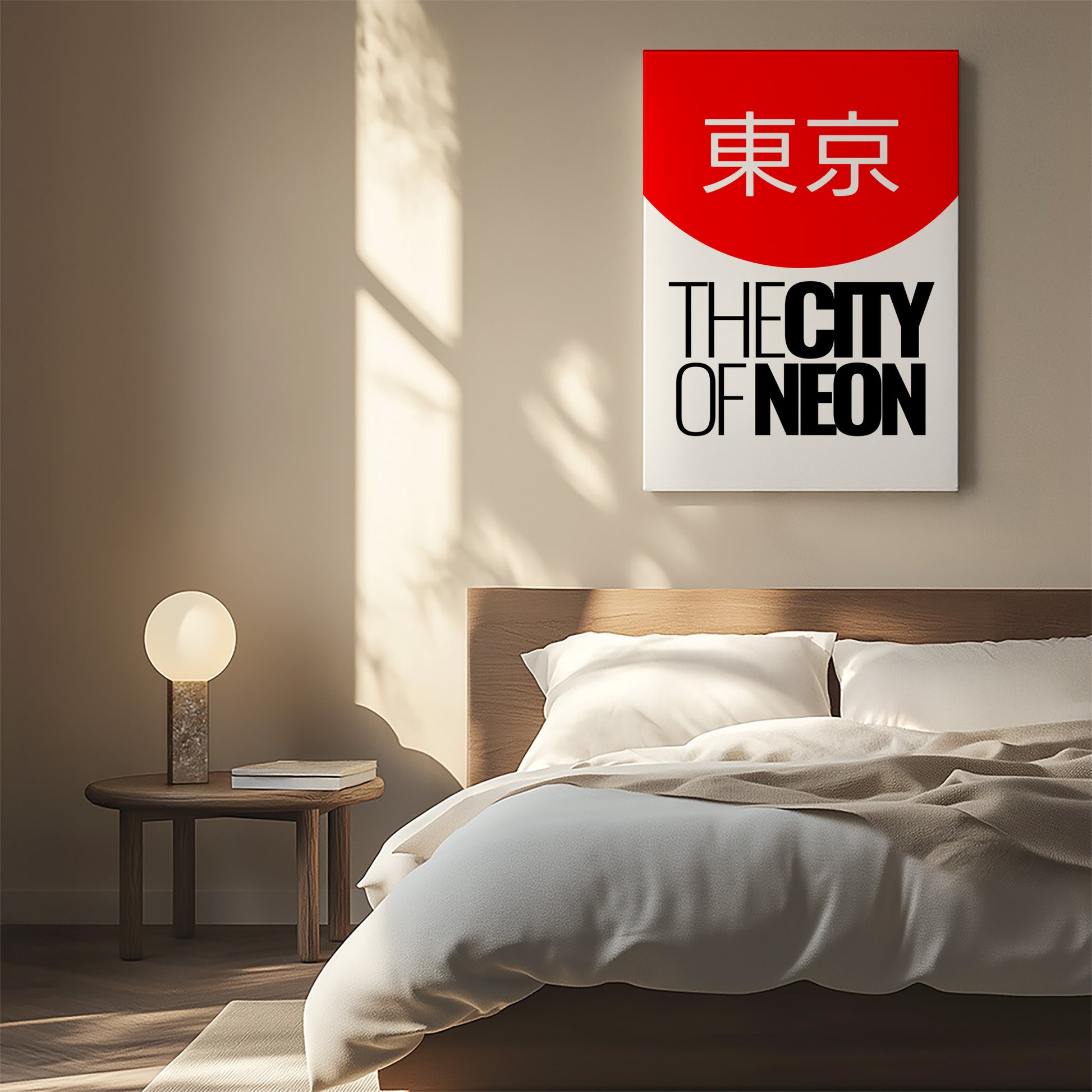 Design Concept No. 55 for The City of Neon Modern Poster Art