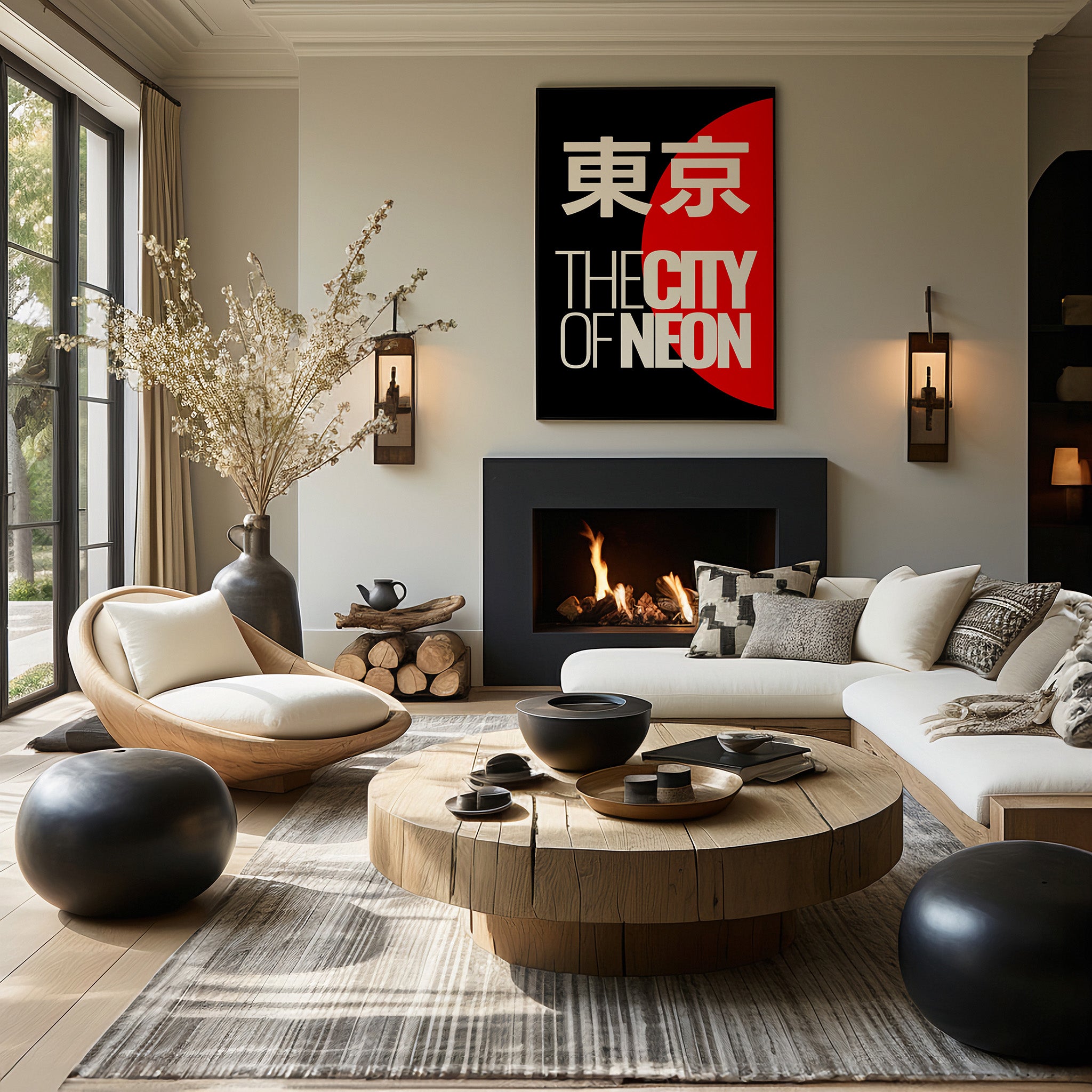 Design Concept No. 39 for Neon City Modern Poster Art