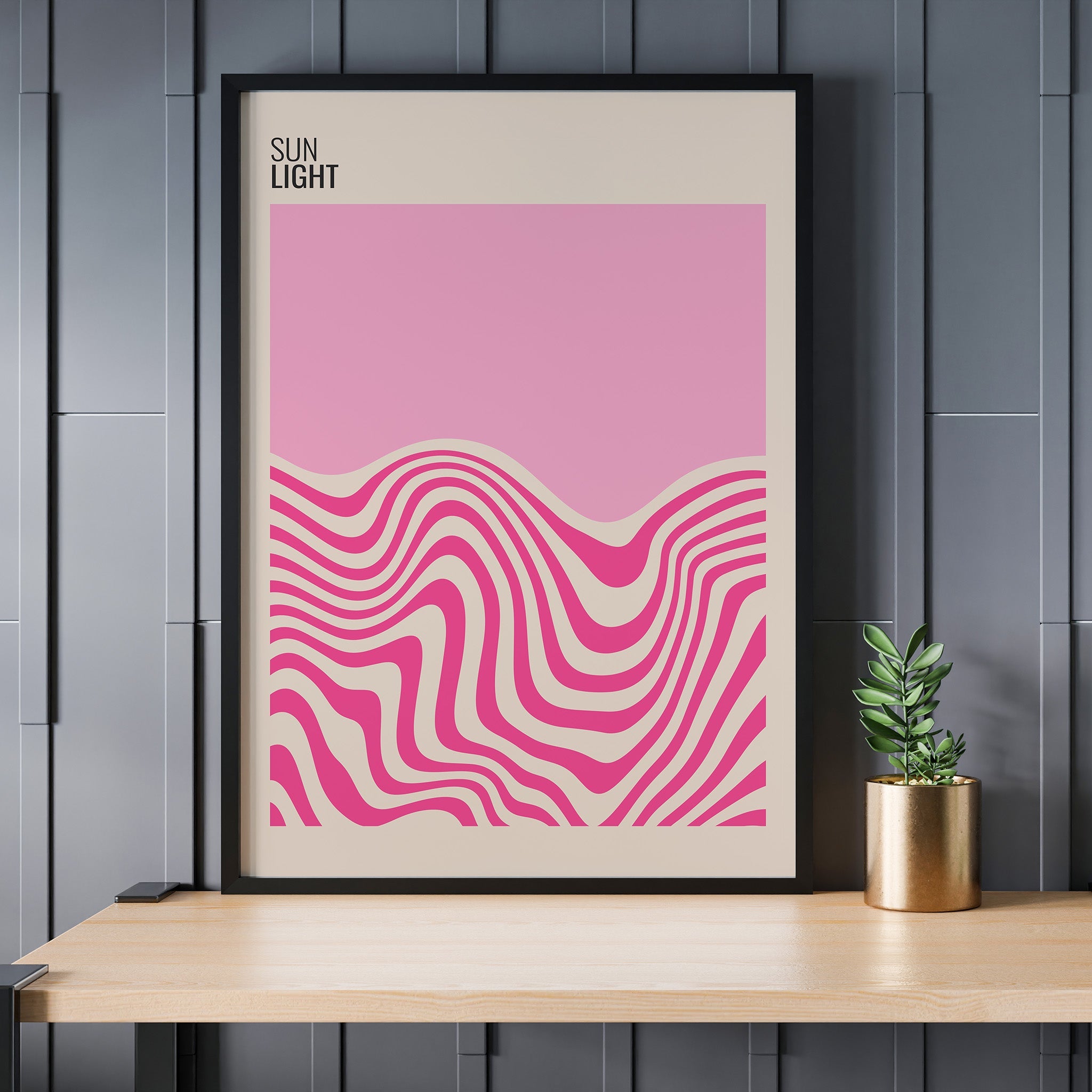 Design Concept No. 24 for Soft Light Modern Poster Art