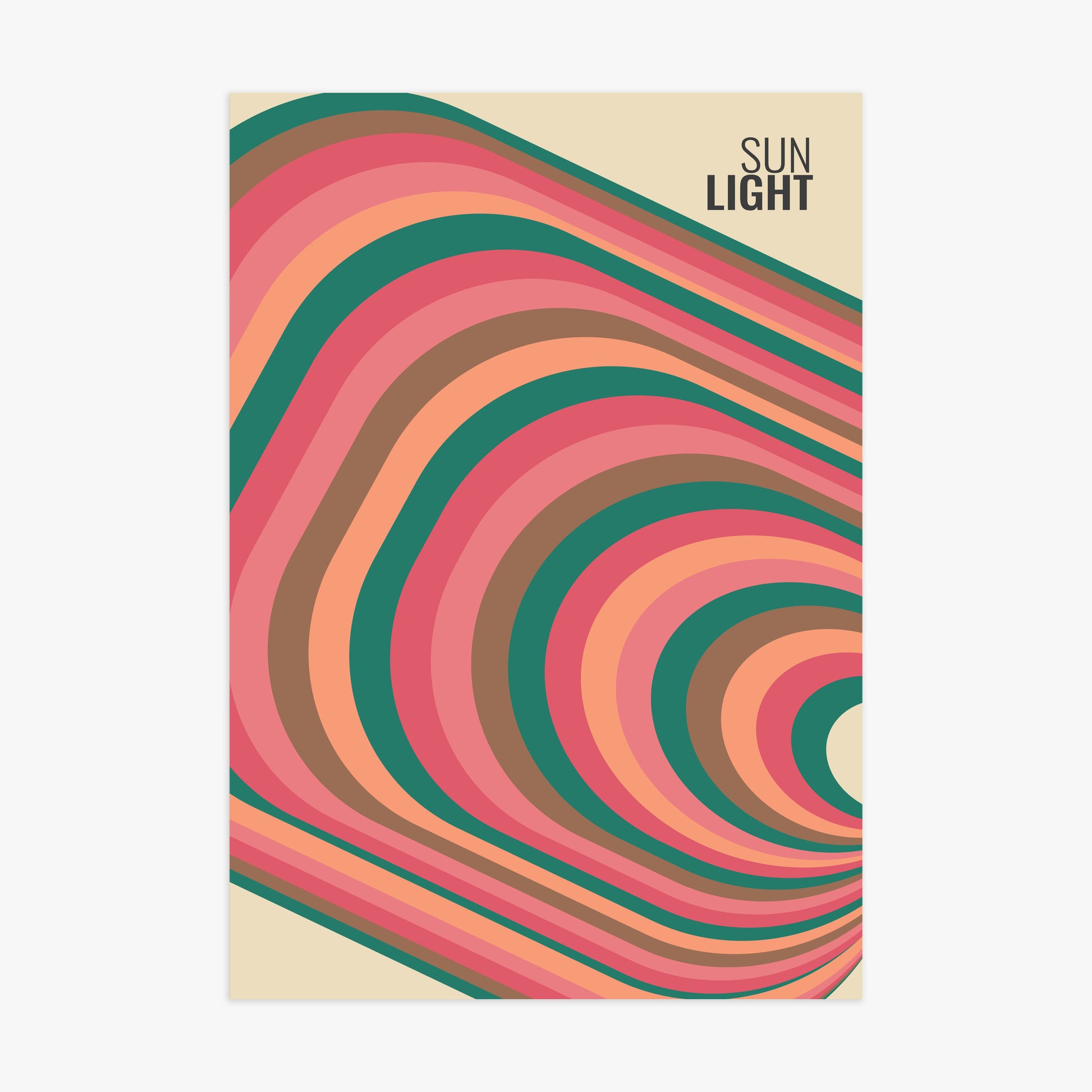 Rays, 70x100cm Poster Unframed