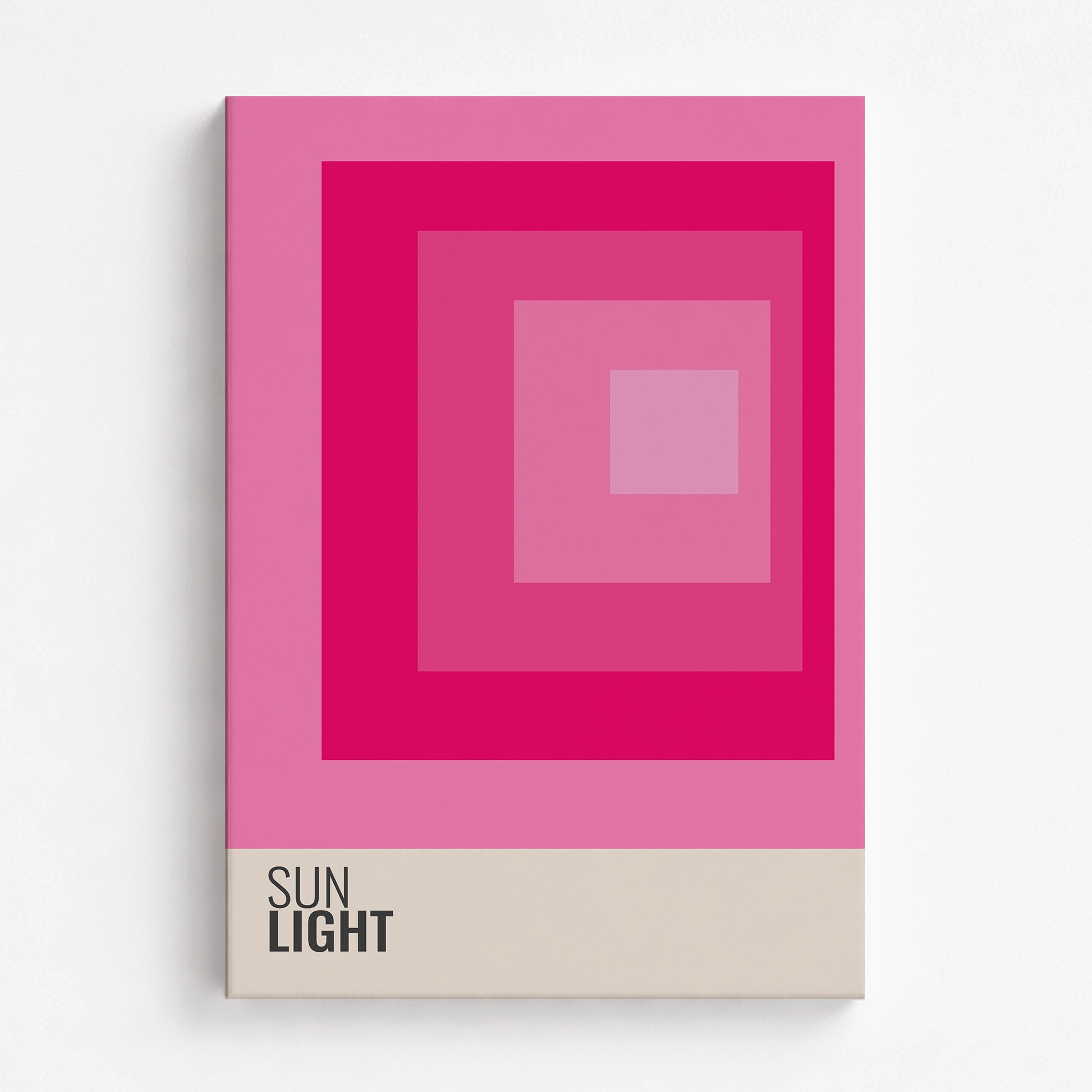 Blocks, 70x100cm Satin Canvas Poster