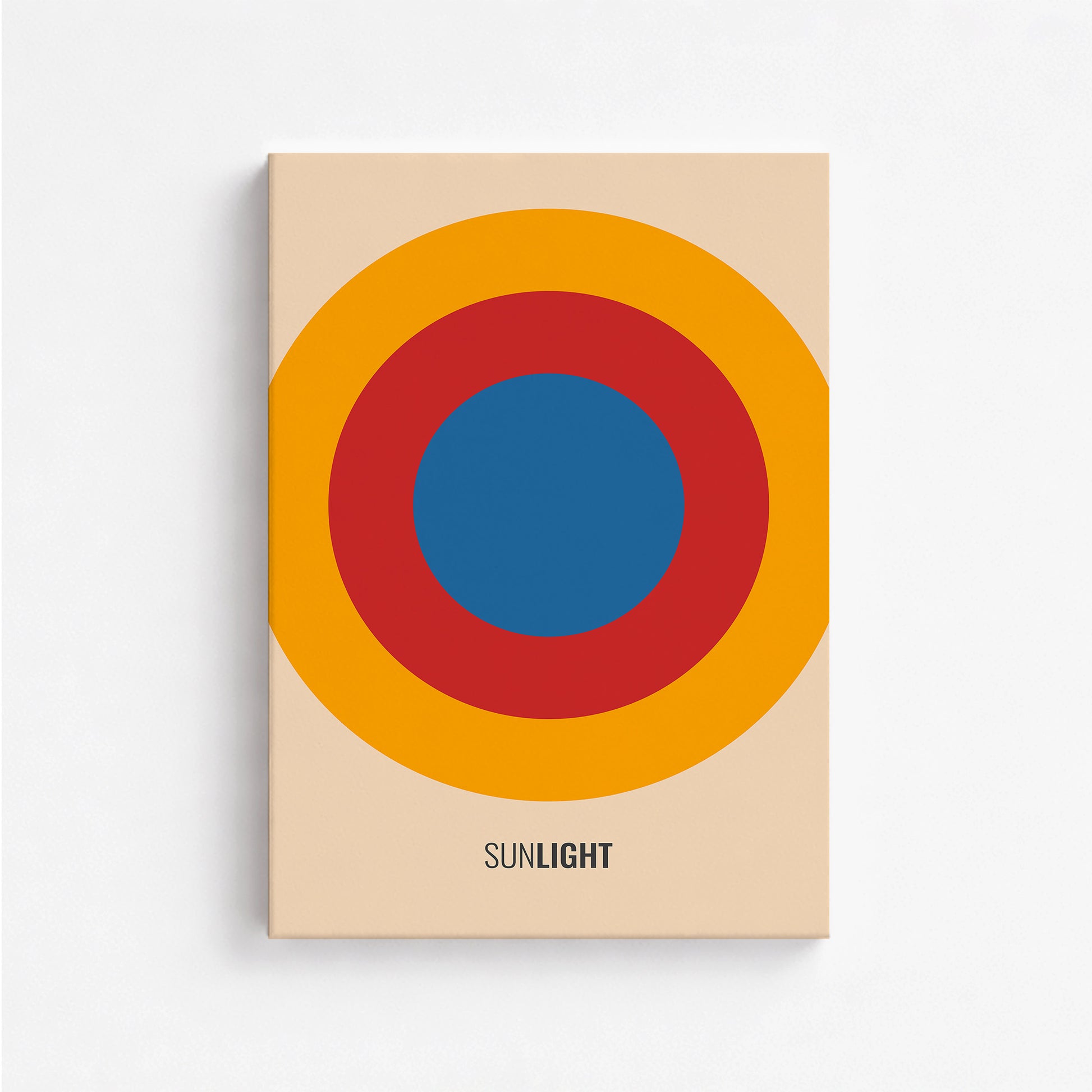 Summer Sun, 50x70cm Satin Canvas Poster