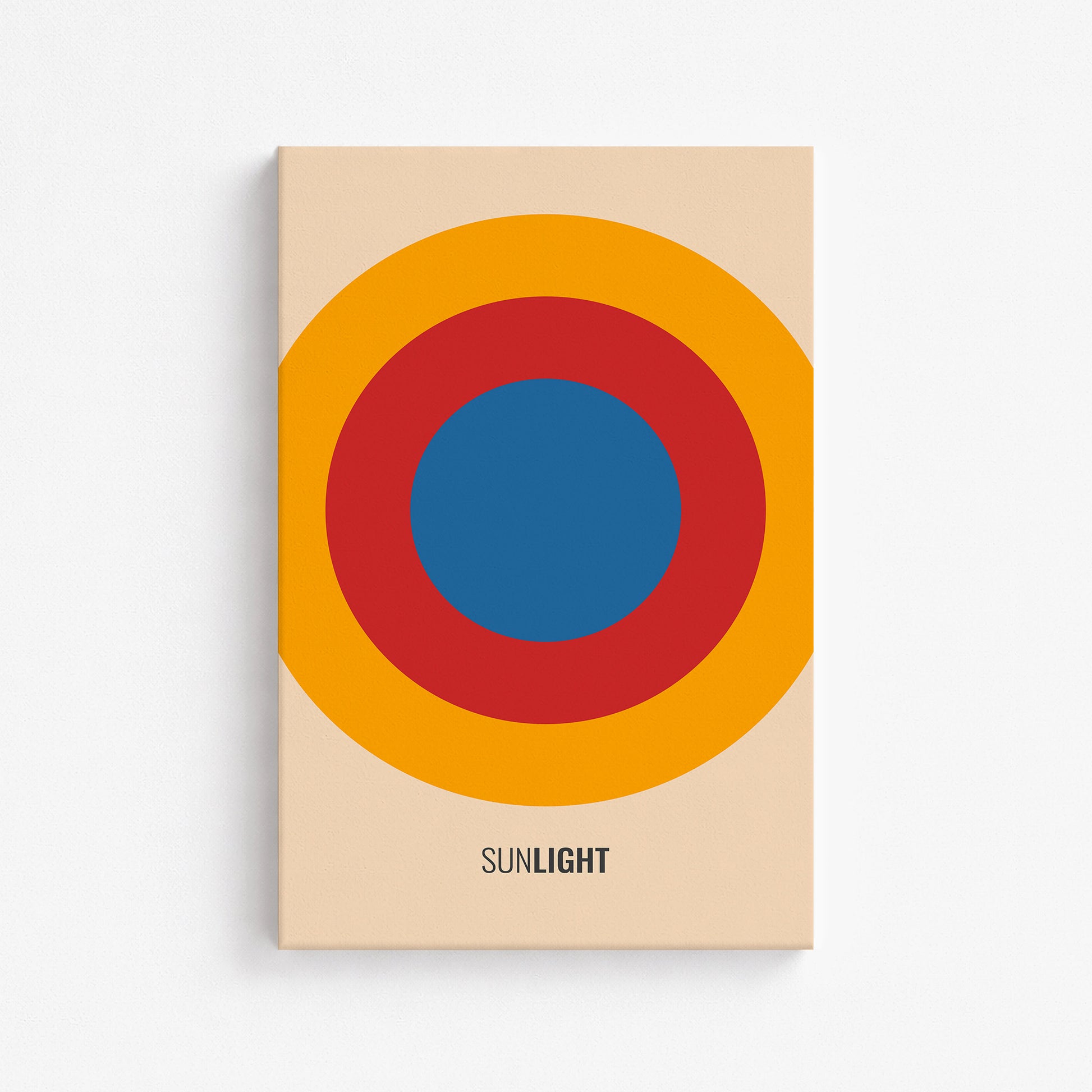 Summer Sun, 61x91cm Satin Canvas Poster