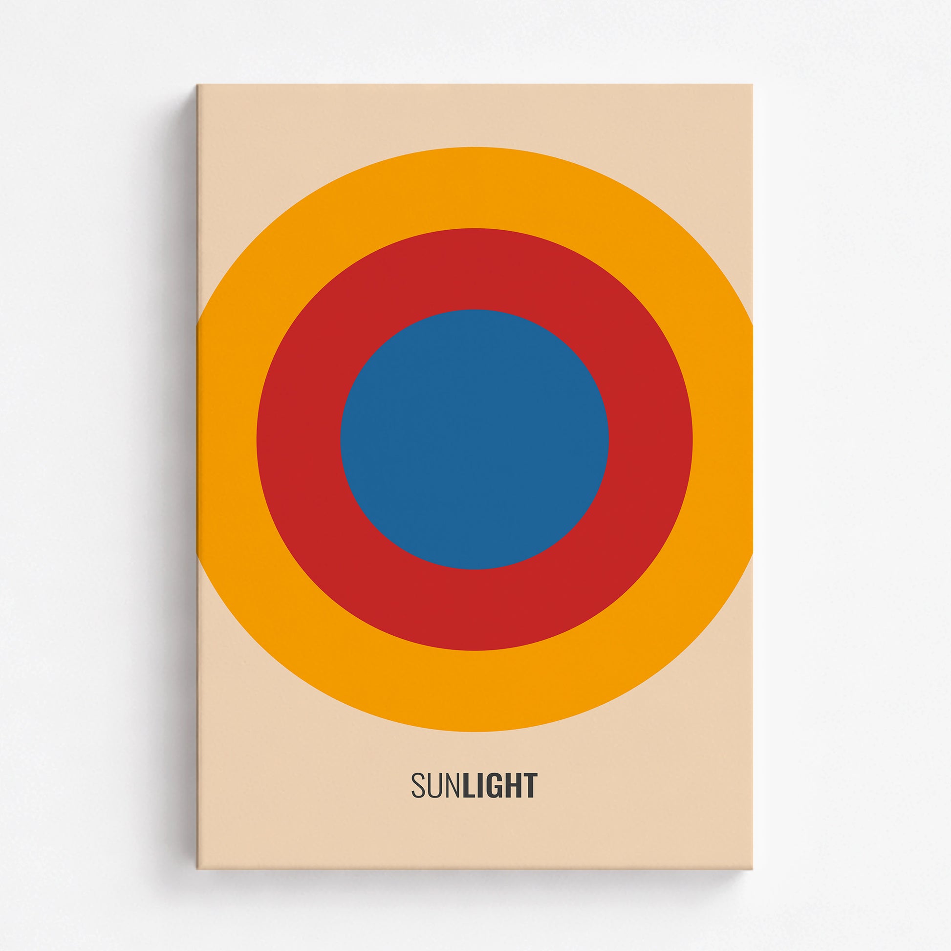 Summer Sun, 70x100cm Satin Canvas Poster