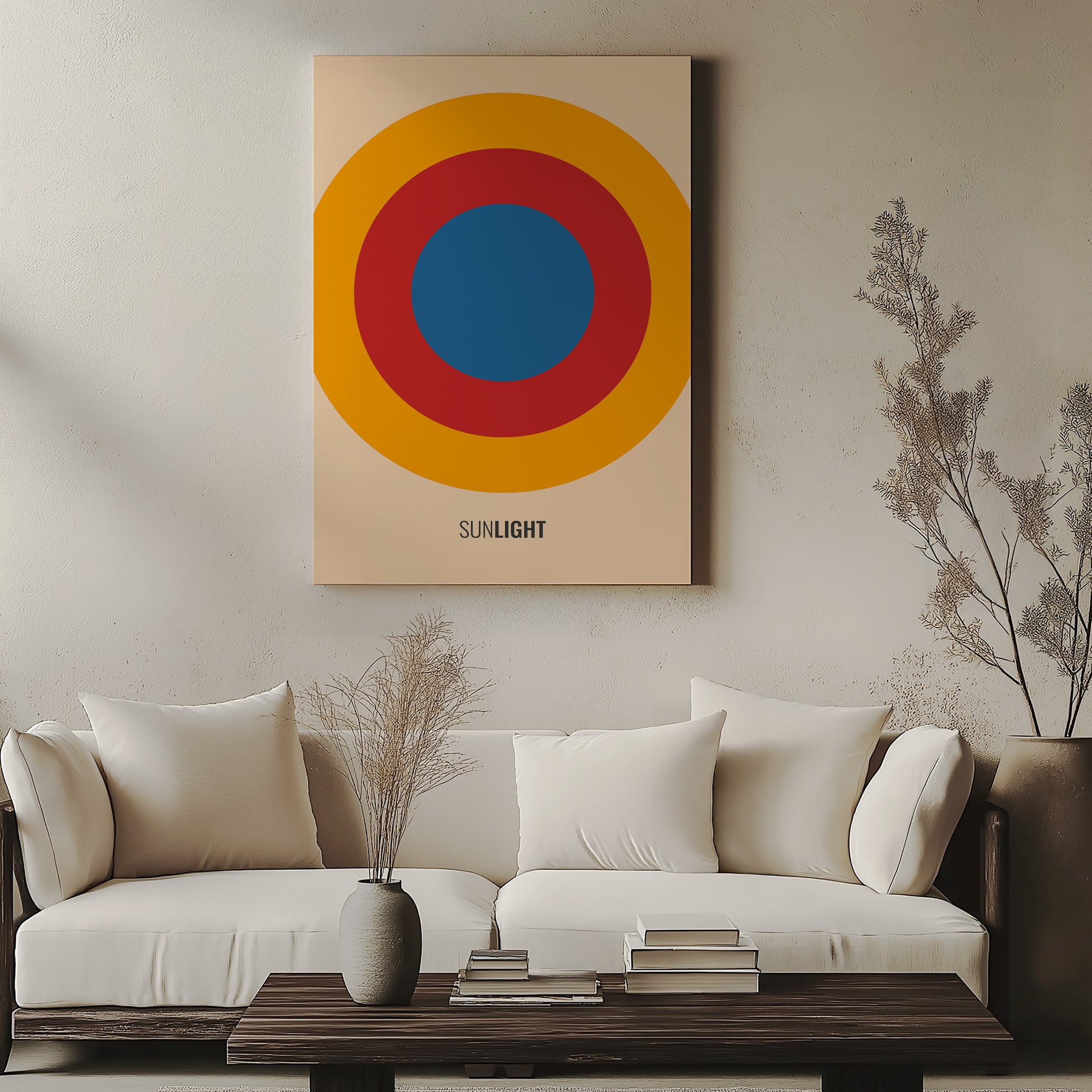 Design Concept No. 57 for Summer Sun Modern Poster Art