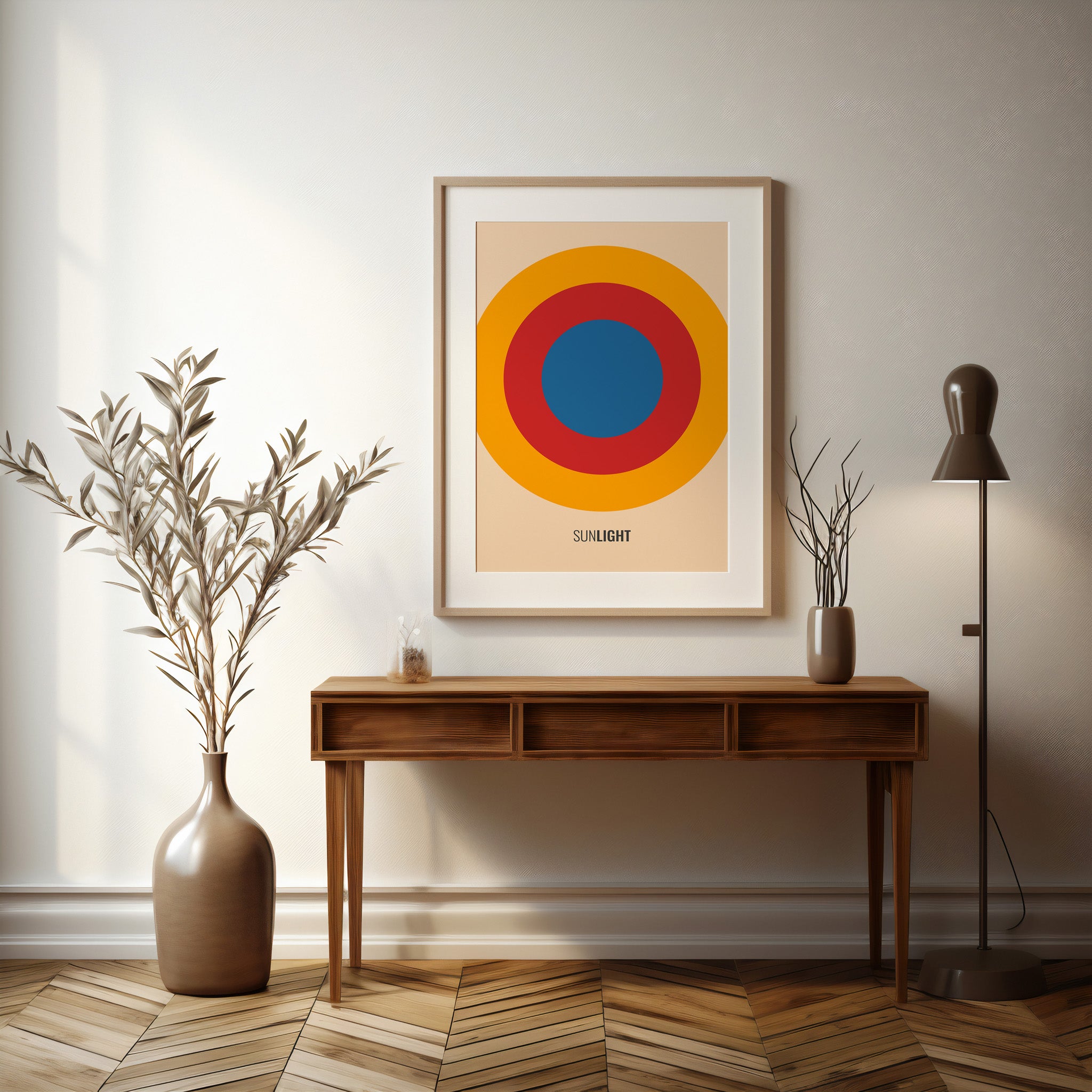 Summer Sun, Poster Art Framed Prints|Japandi.Art