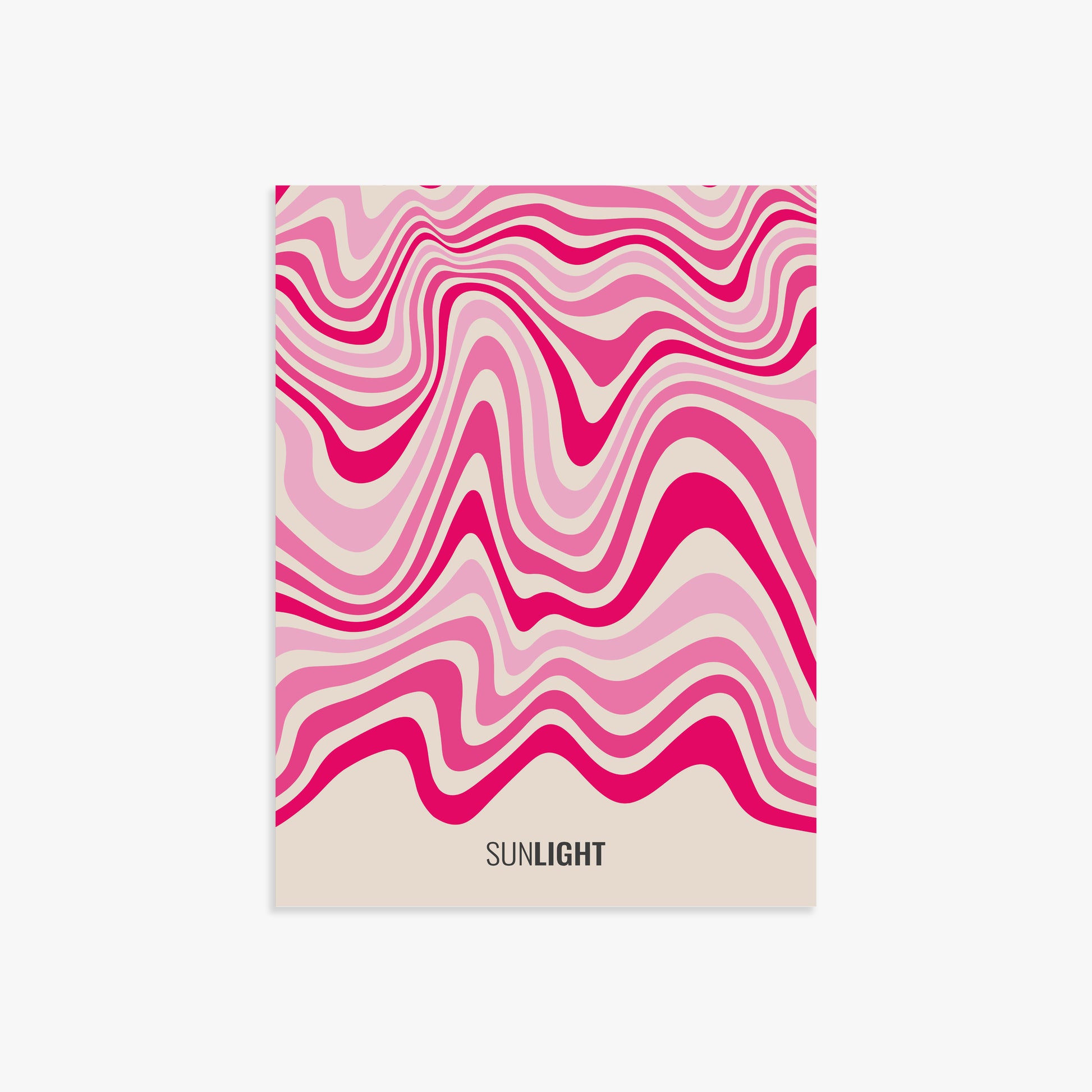 Waves of Light, 30x40cm Poster Unframed