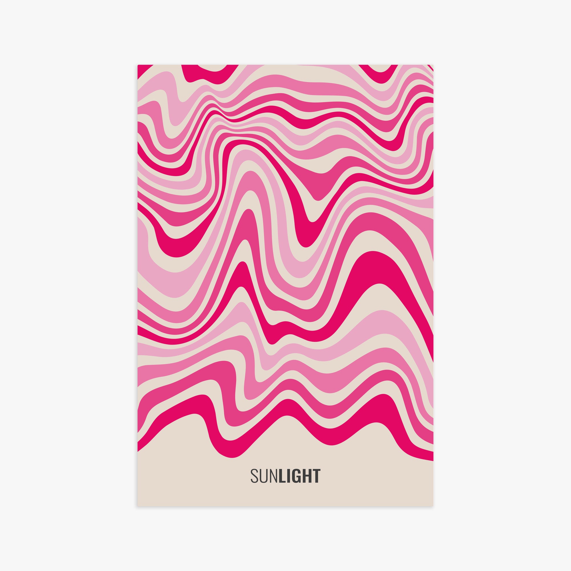 Waves of Light, 61x91cm Poster Unframed