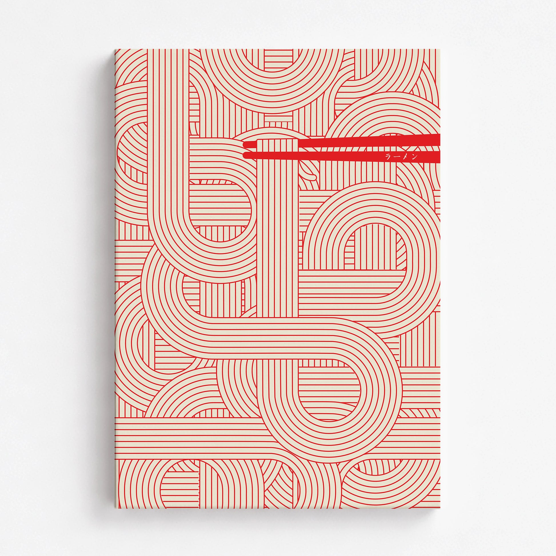 Abstract Noodles, 70x100cm Satin Canvas Poster