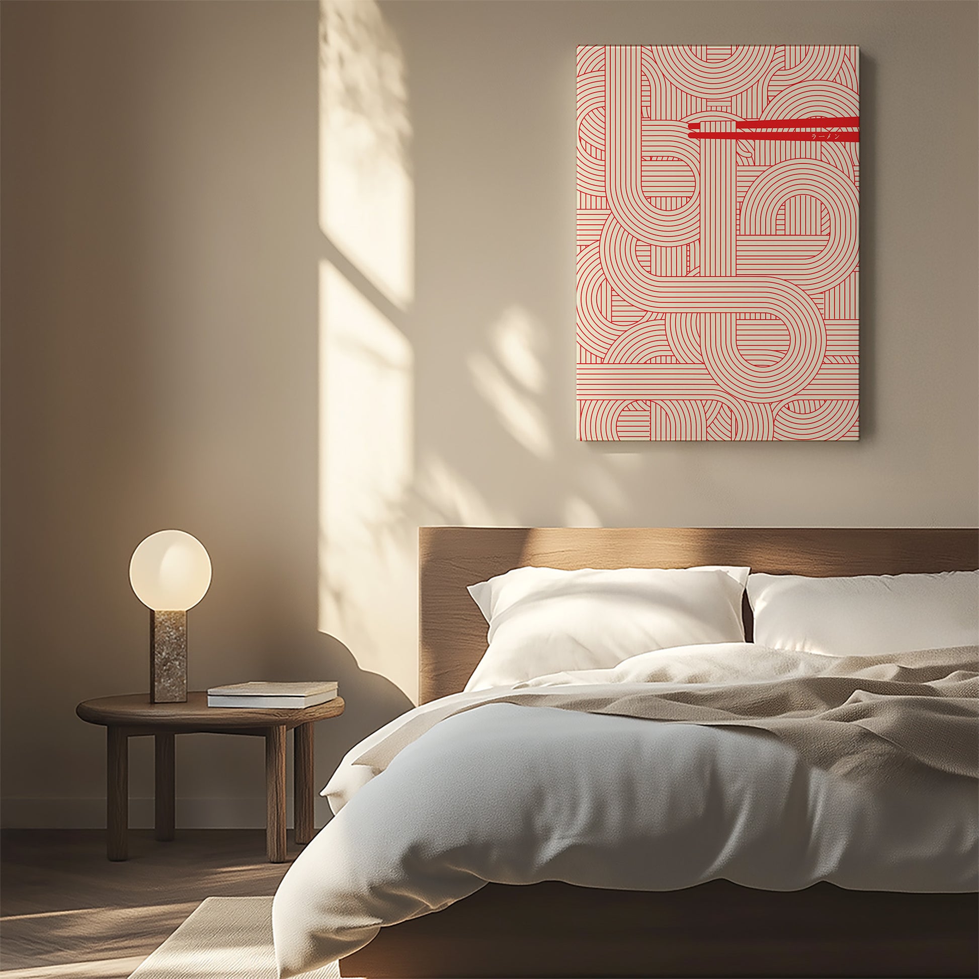 Design Concept No. 55 for Abstract Noodles Modern Poster Art