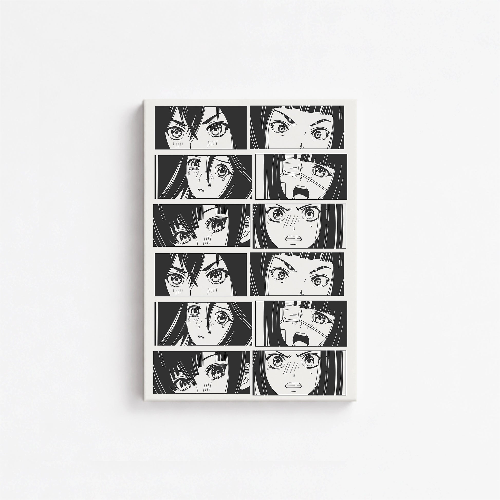 Six Moods, 21x30cm Satin Canvas Poster