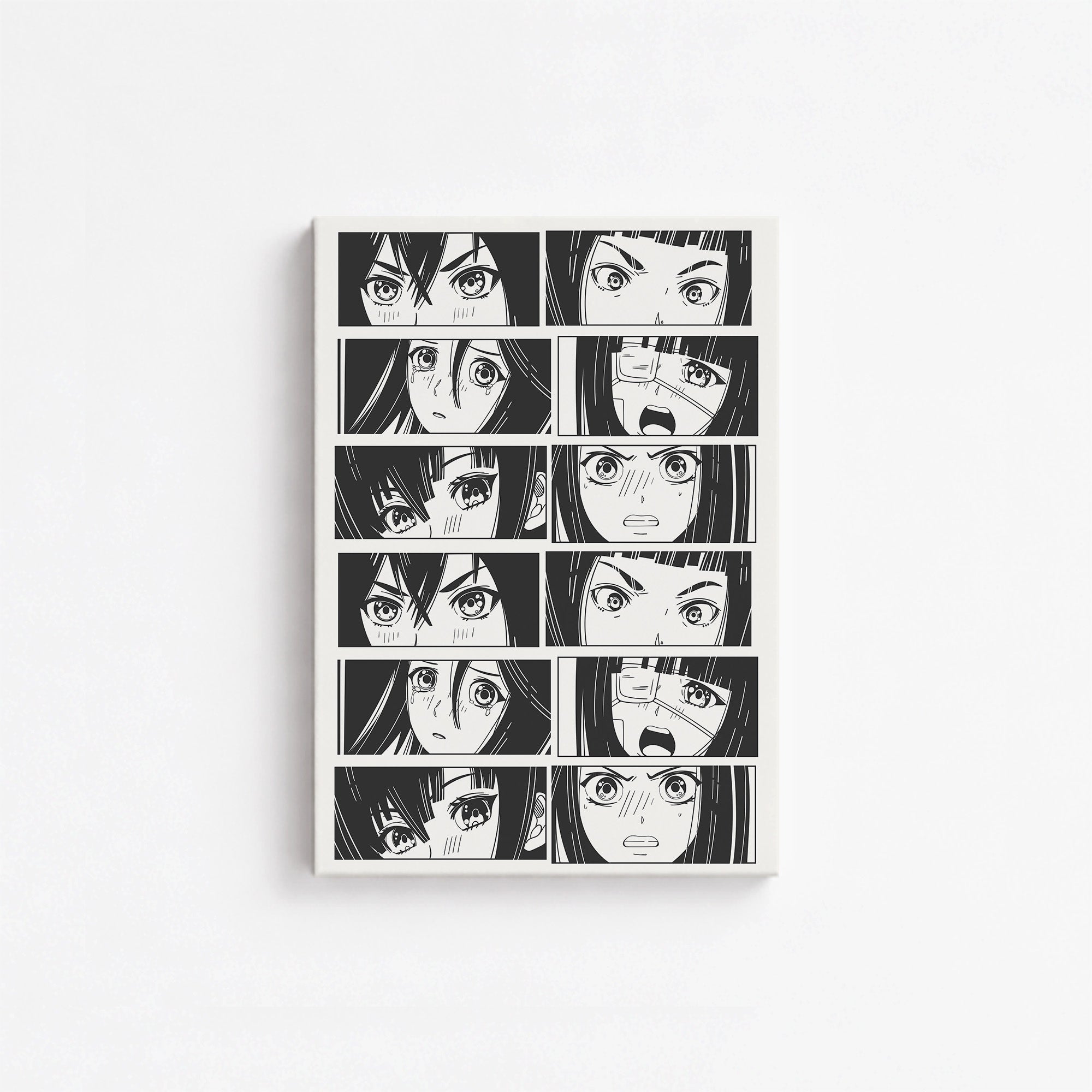 Six Moods, 21x30cm Satin Canvas Poster