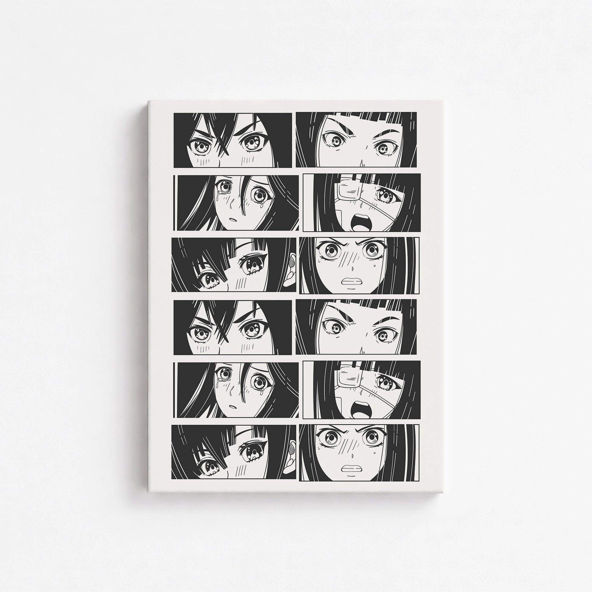 Six Moods, 30x40cm Satin Canvas Poster