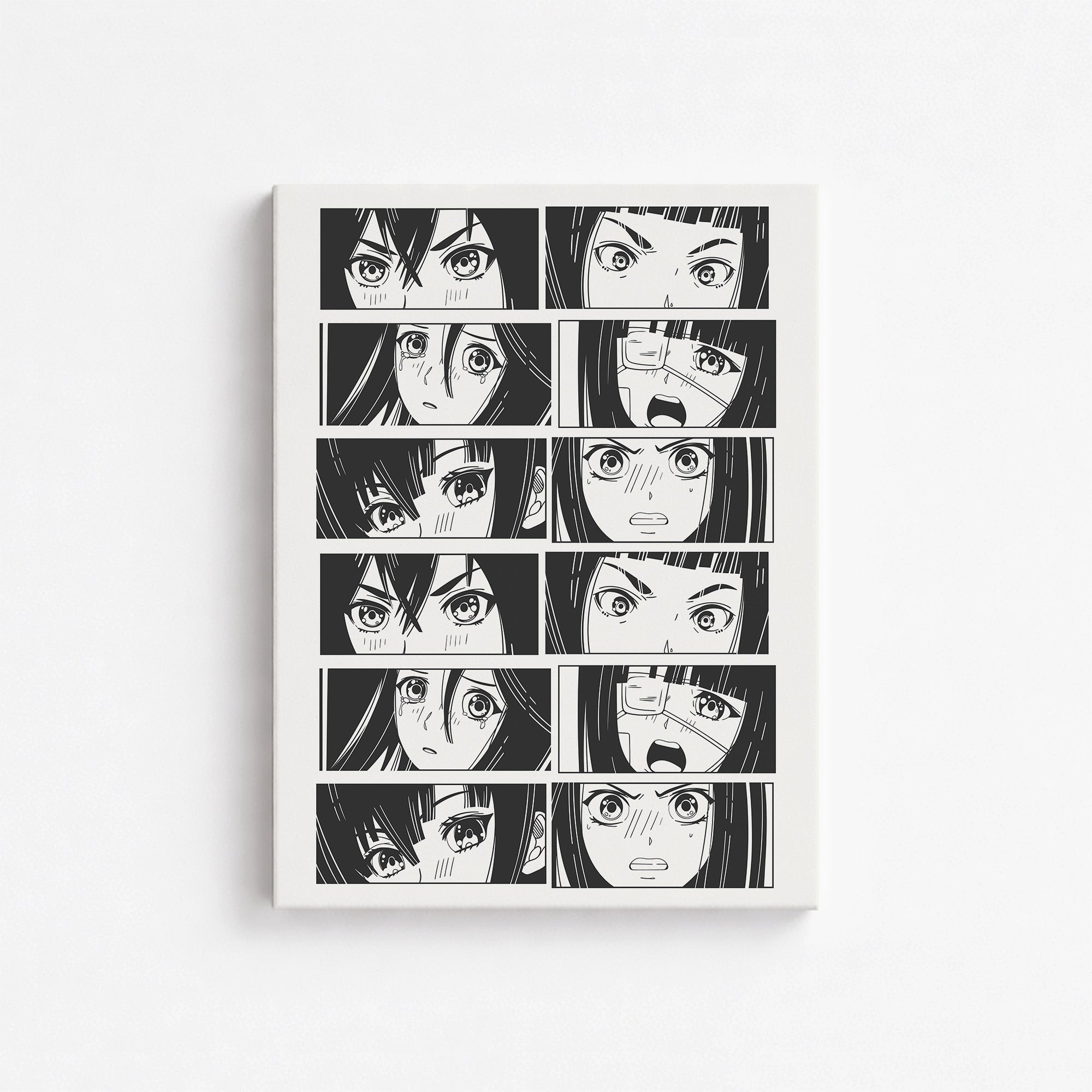 Six Moods, 30x40cm Satin Canvas Poster