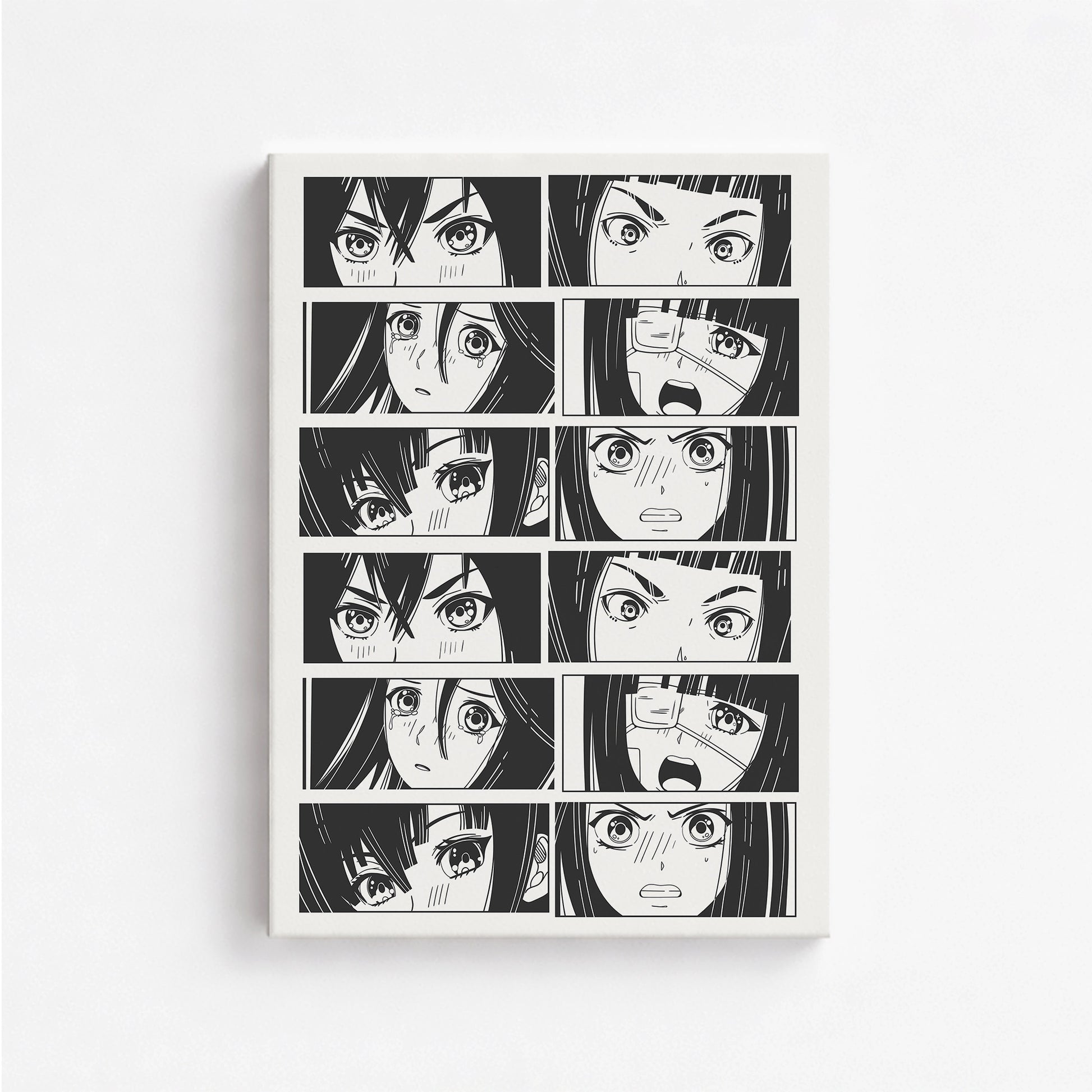Six Moods, 50x70cm Satin Canvas Poster