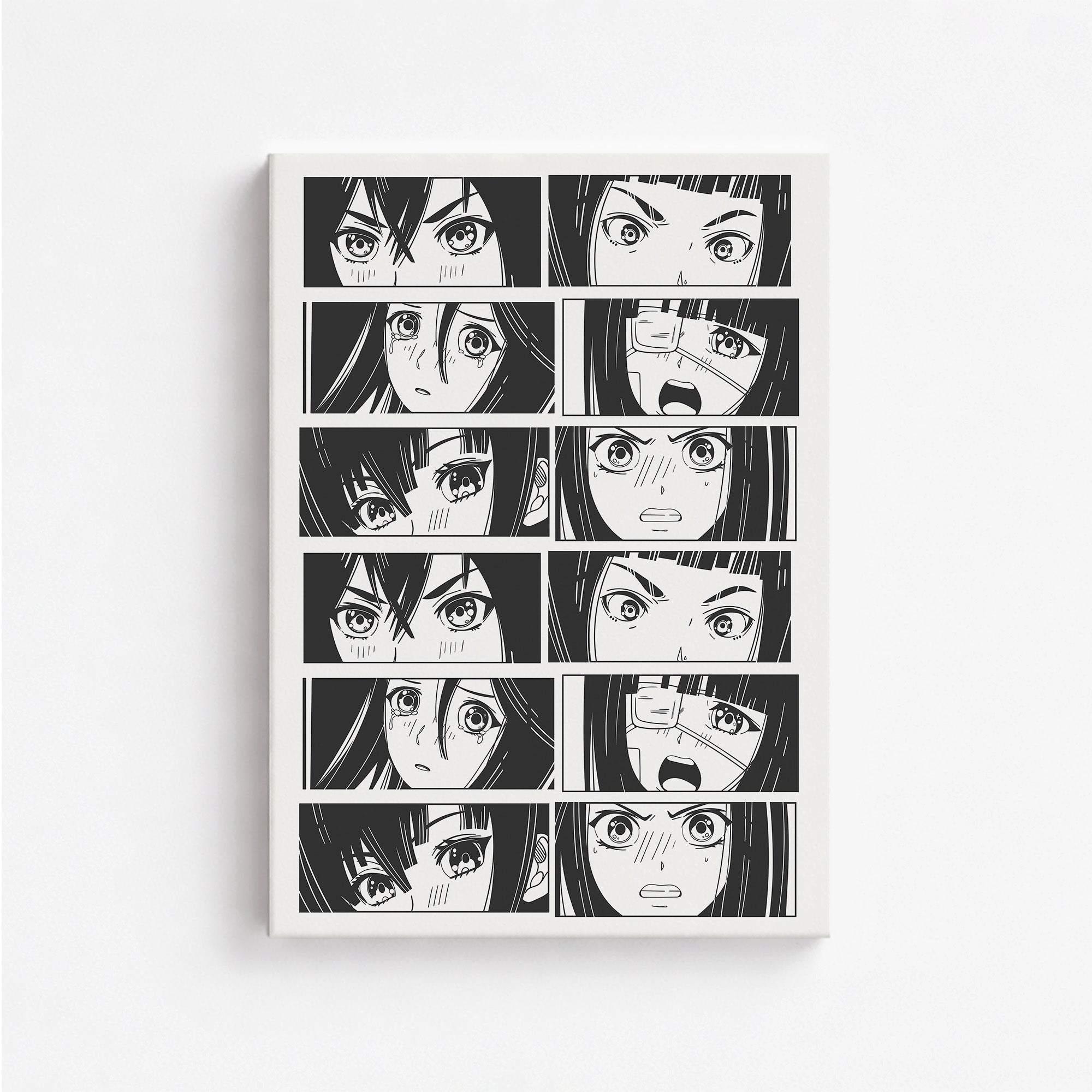 Six Moods, 50x70cm Satin Canvas Poster