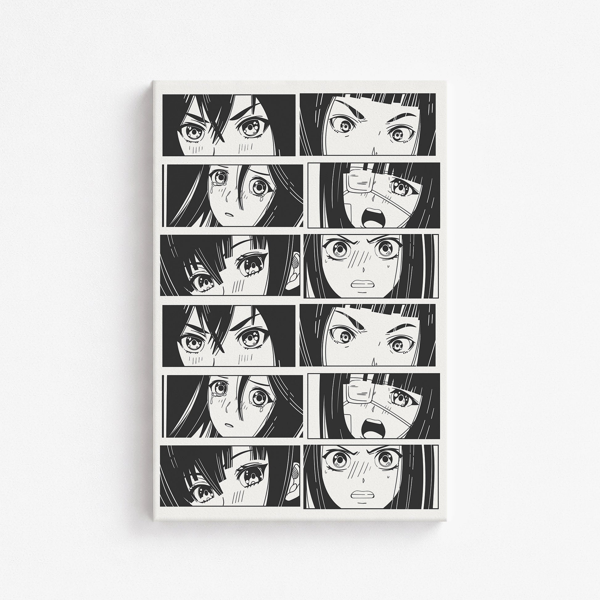 Six Moods, 61x91cm Satin Canvas Poster
