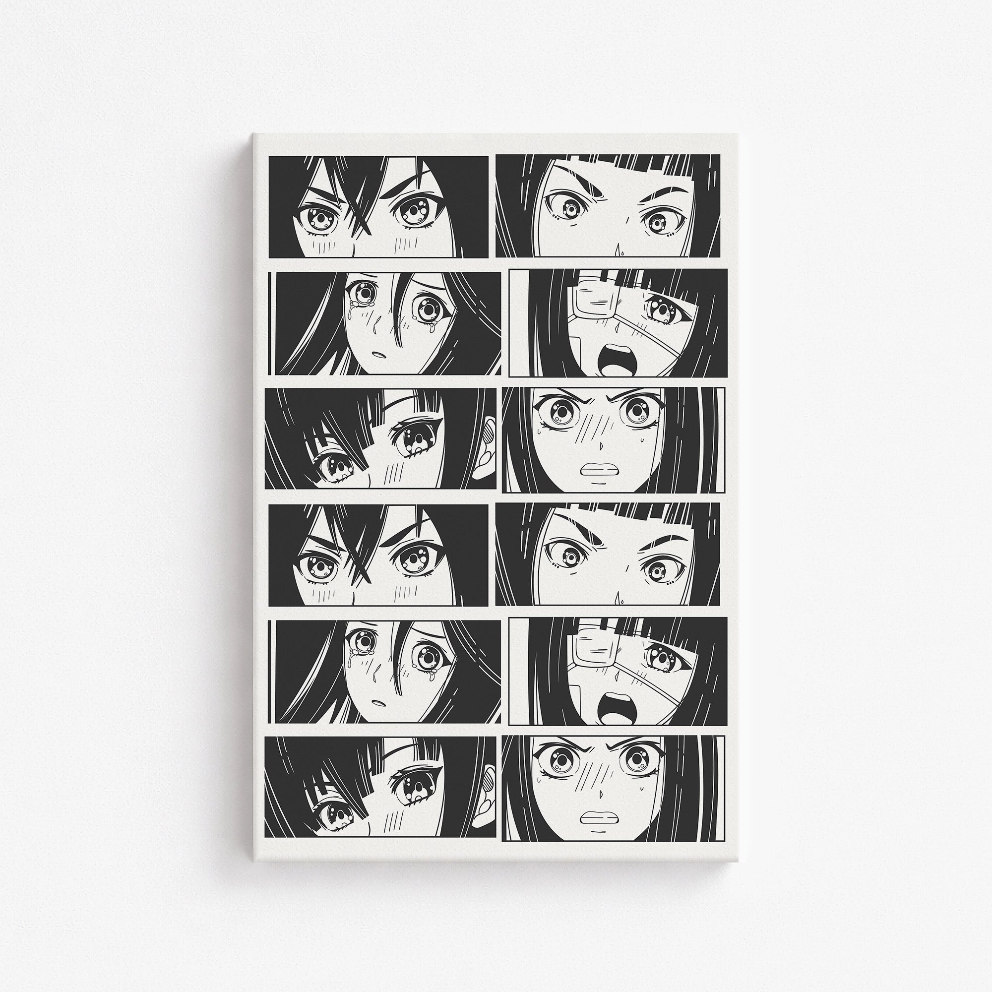 Six Moods, 61x91cm Satin Canvas Poster